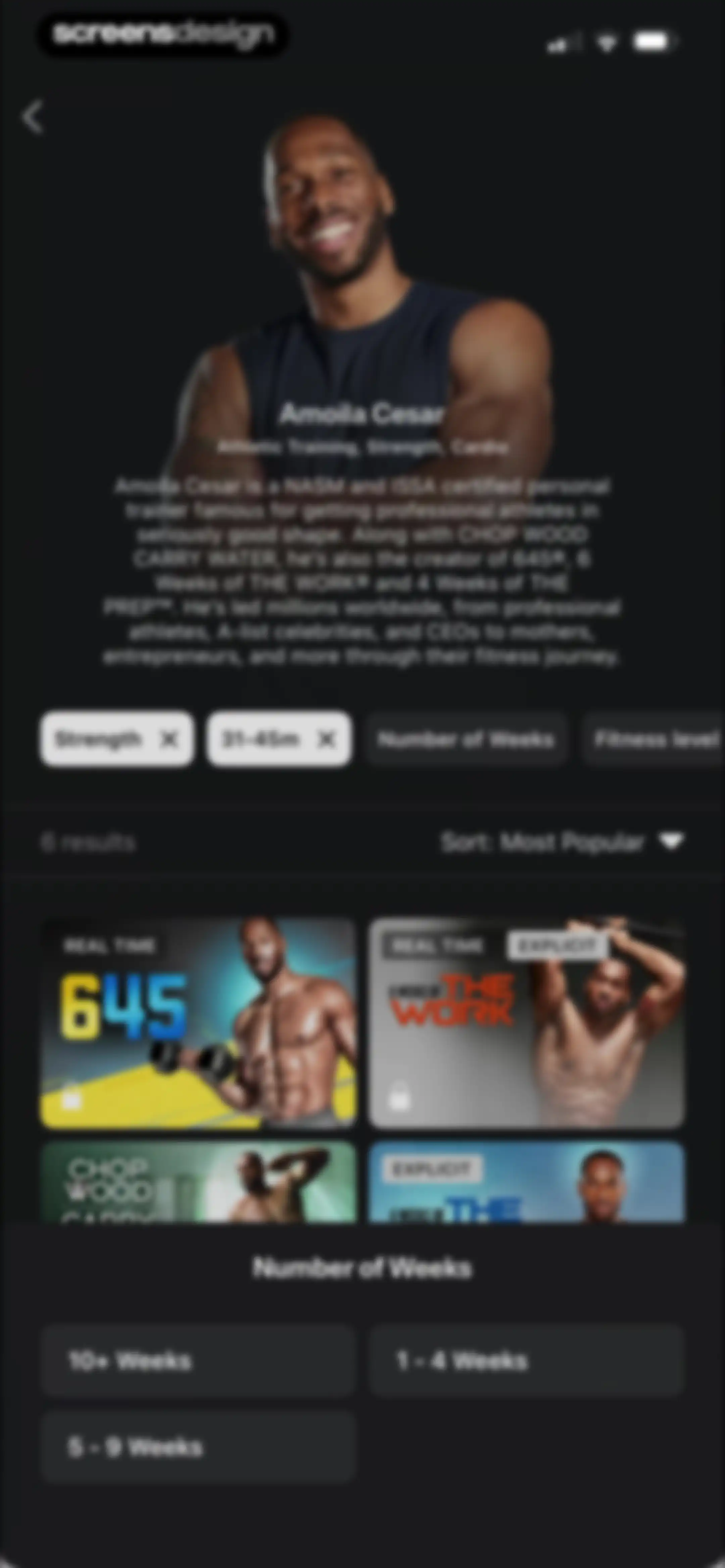 BODi Home Fitness & Workouts screen 48