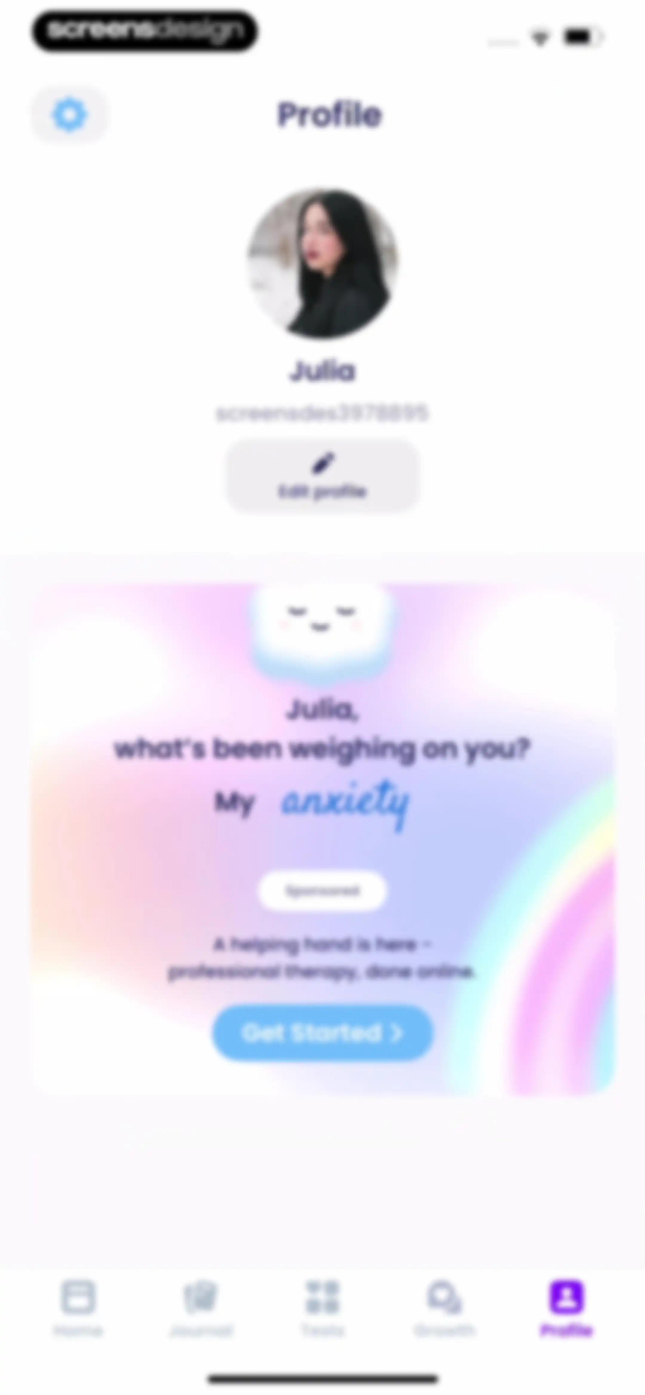 Breeze: Start Self-Discovery screen 112