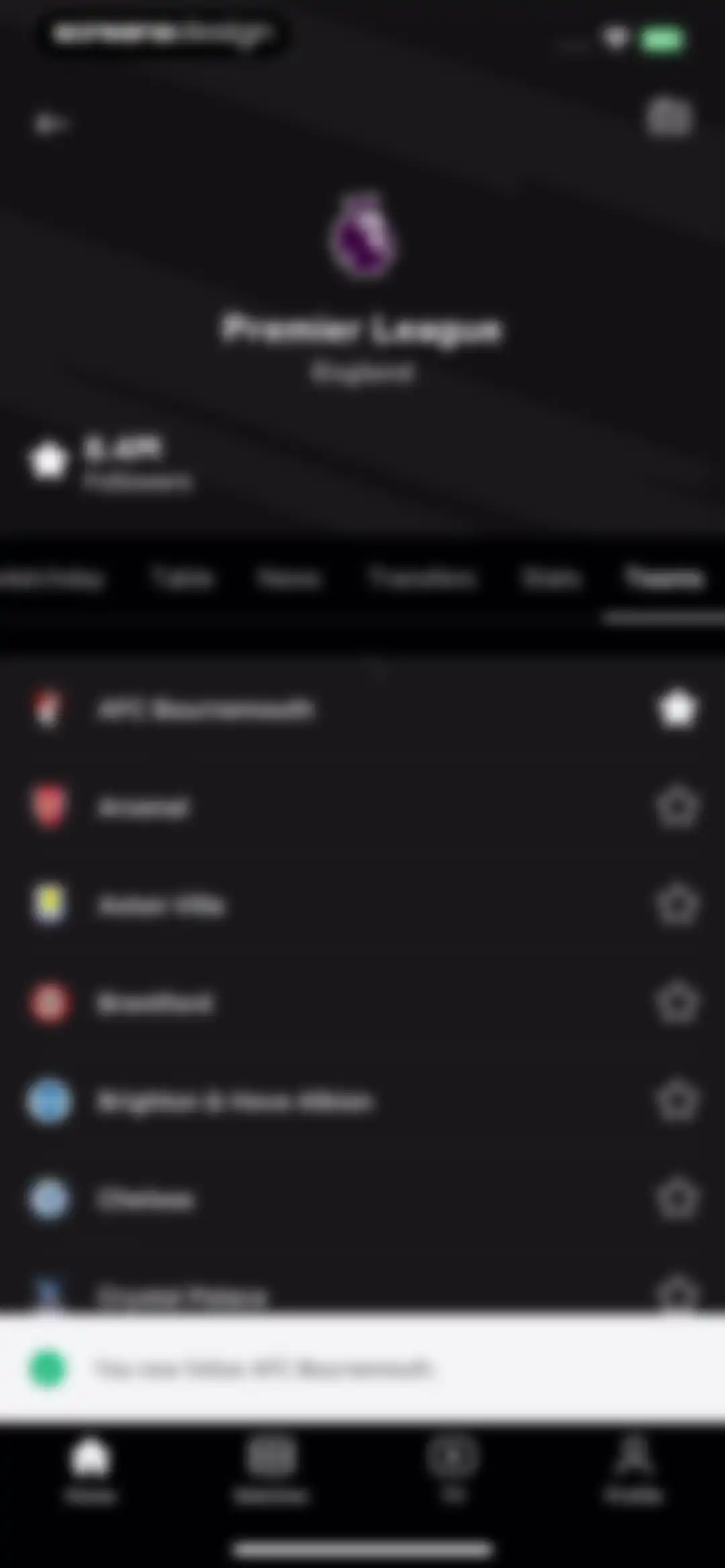OneFootball Live Soccer scores screen 40