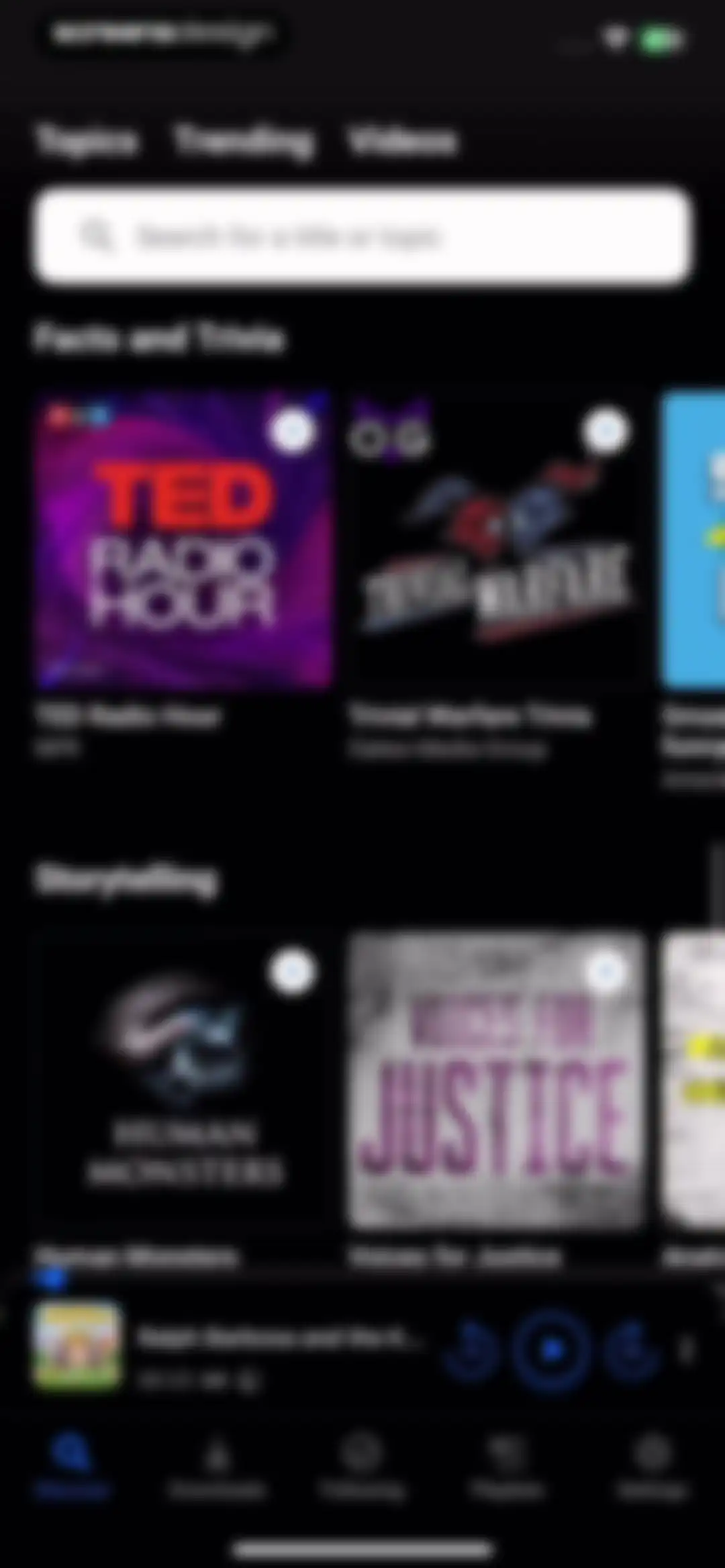 Breaker—The social podcast app screen 51