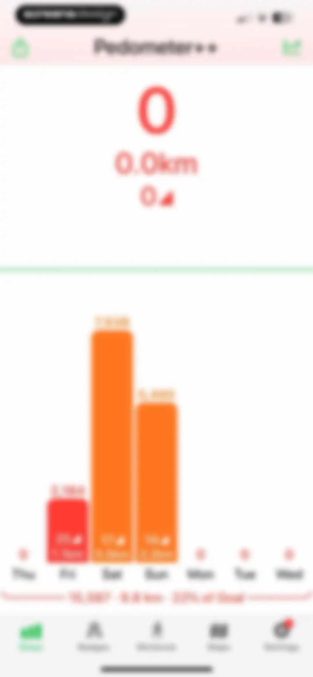 Pedometer++ screen 10