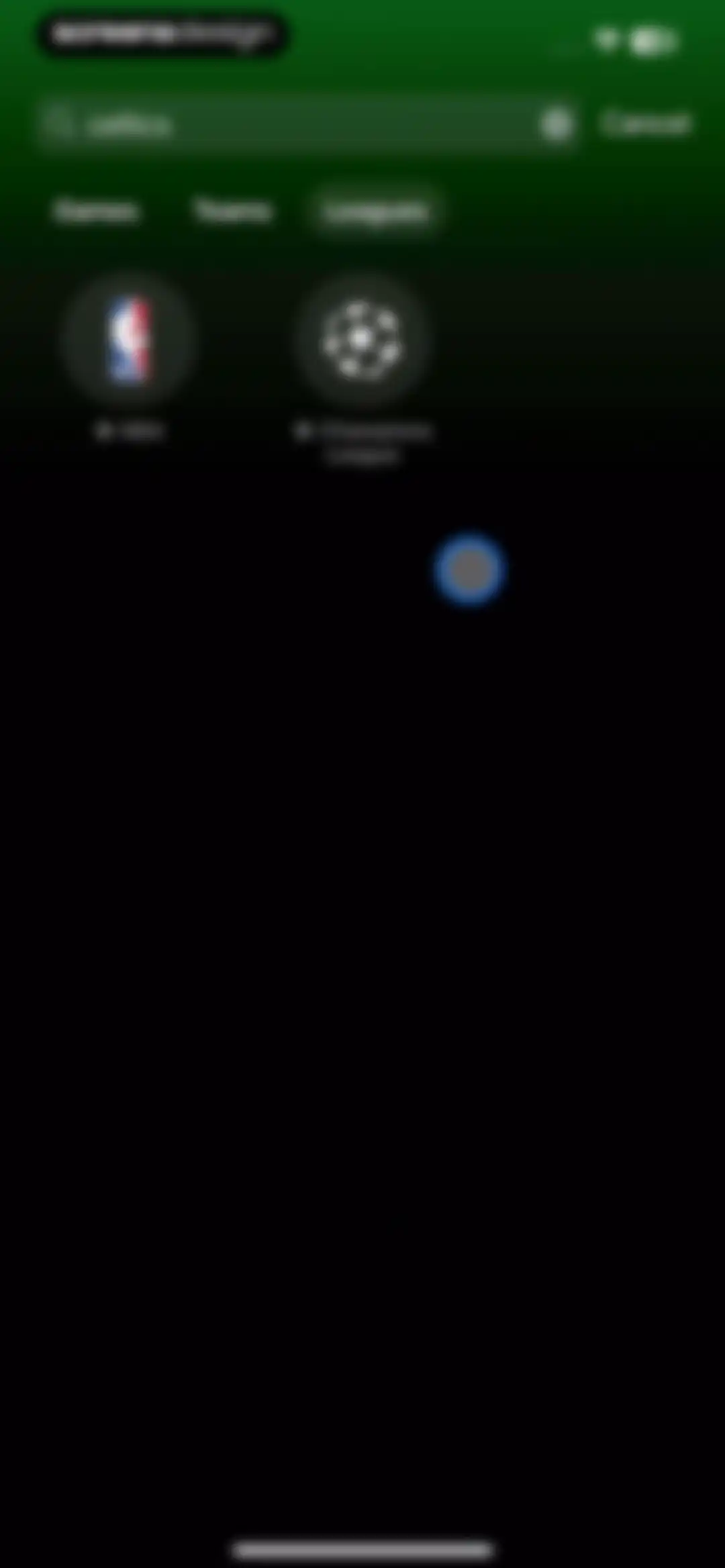Apple Sports screen 32