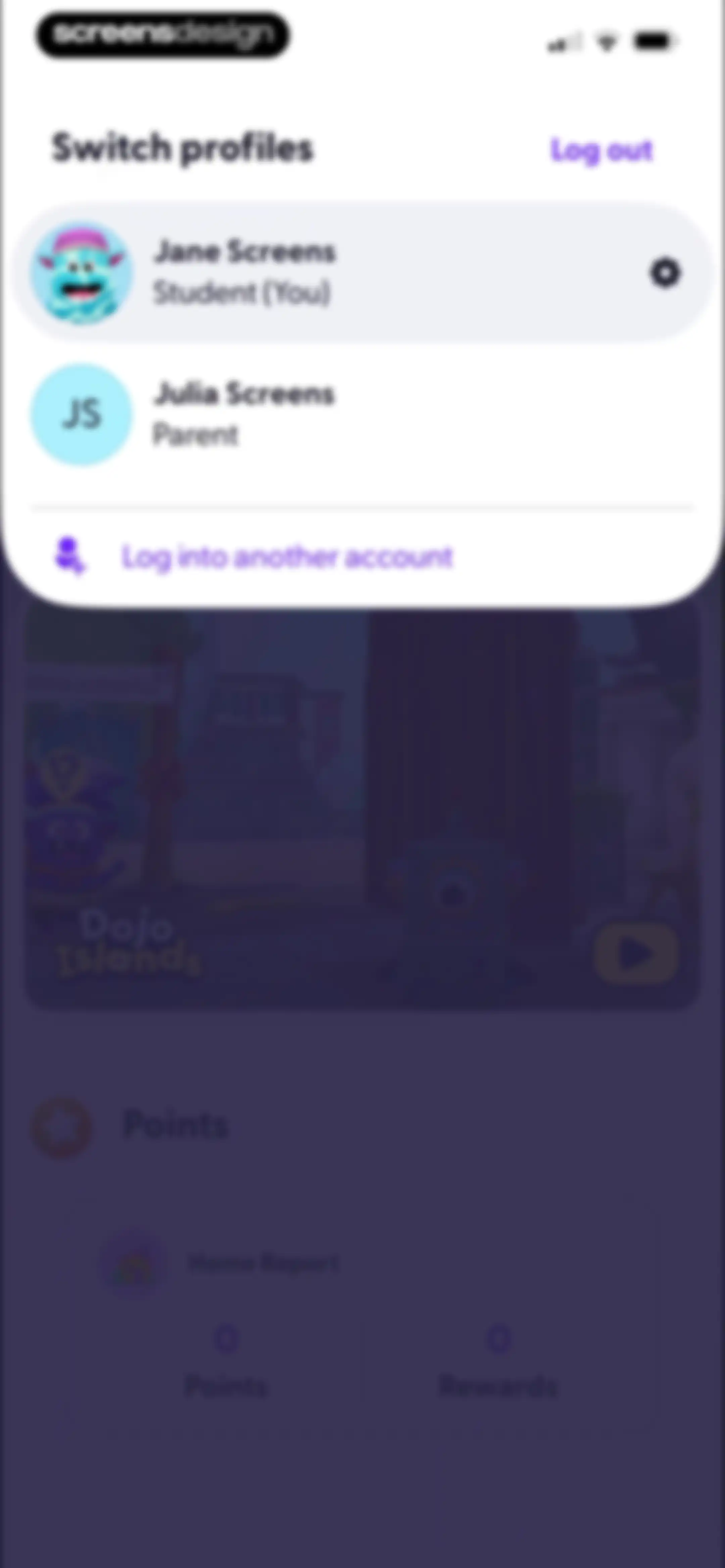 ClassDojo screen 140
