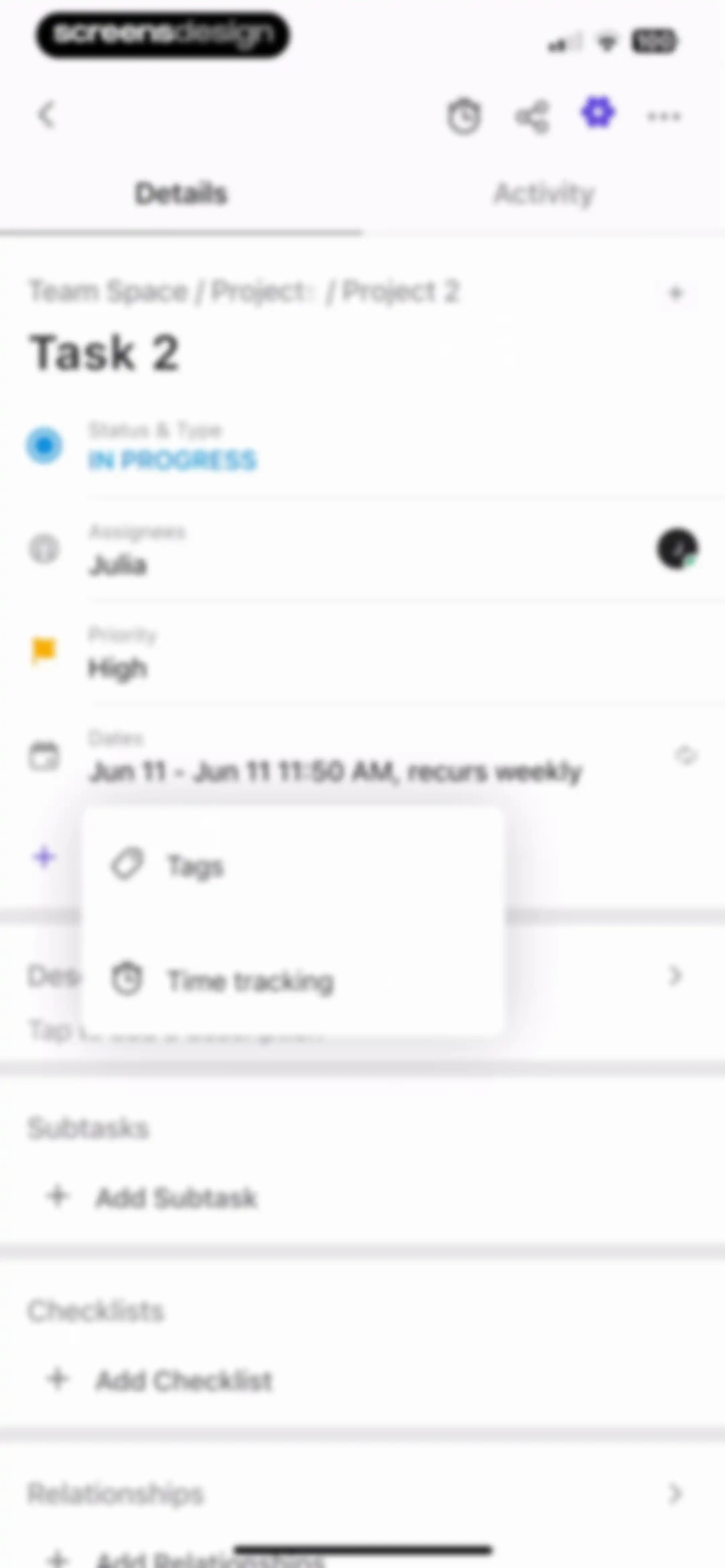 ClickUp: Tasks, Chat, Docs, AI screen 47