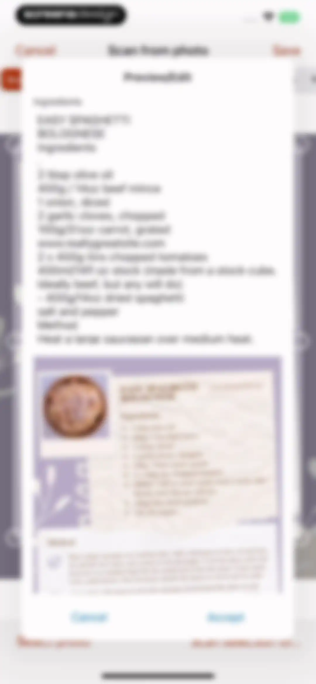 Recipe Keeper screen 16