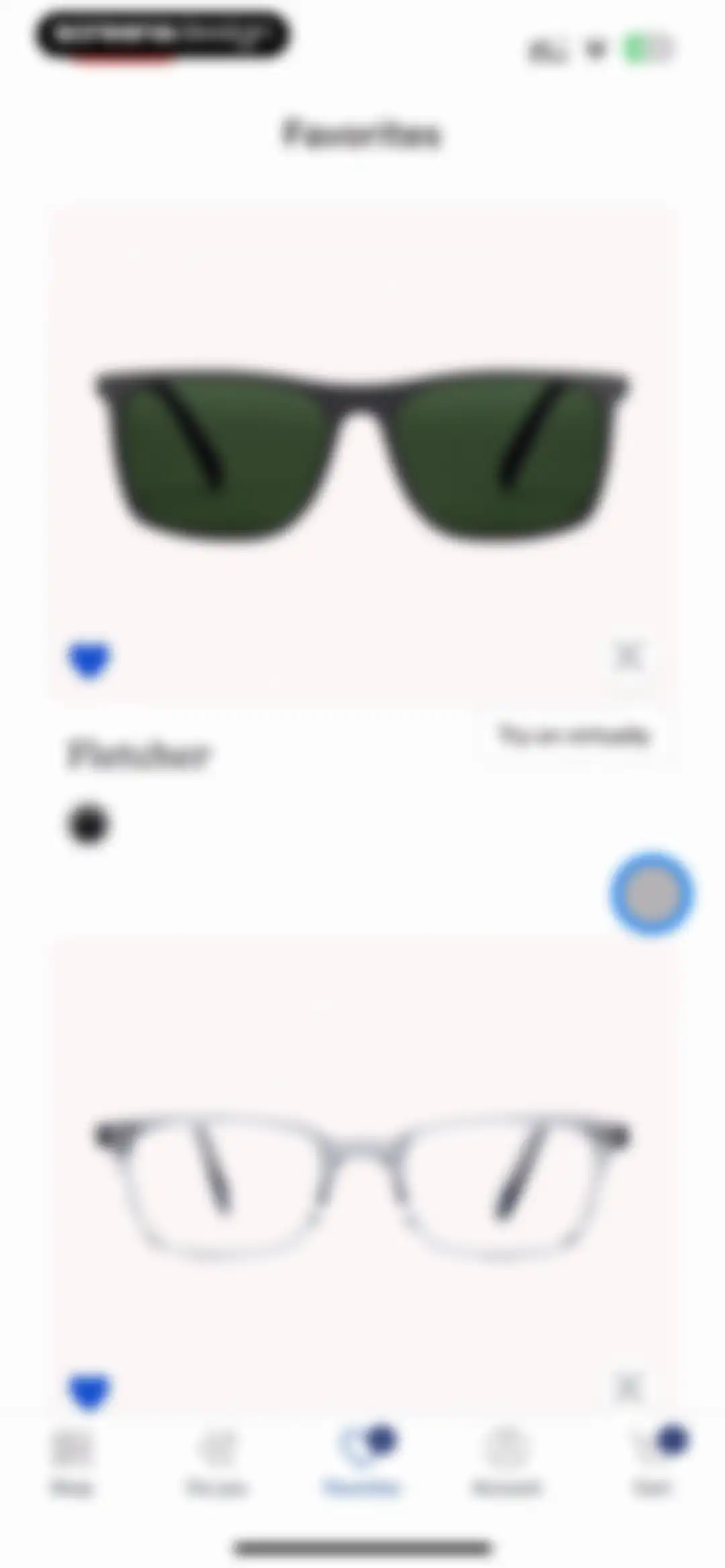 Warby Parker screen 83