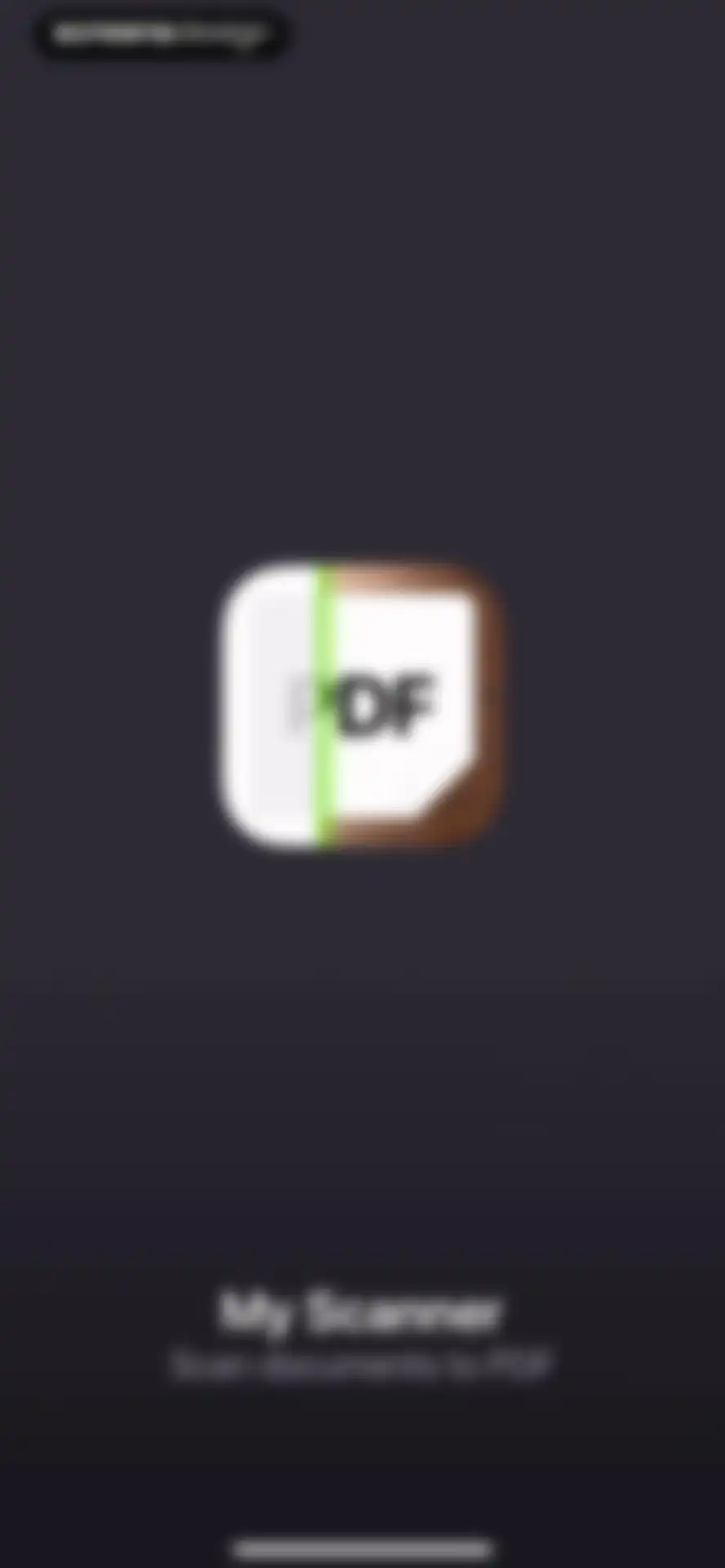 My Scanner: Scan to PDF & Edit screen 1