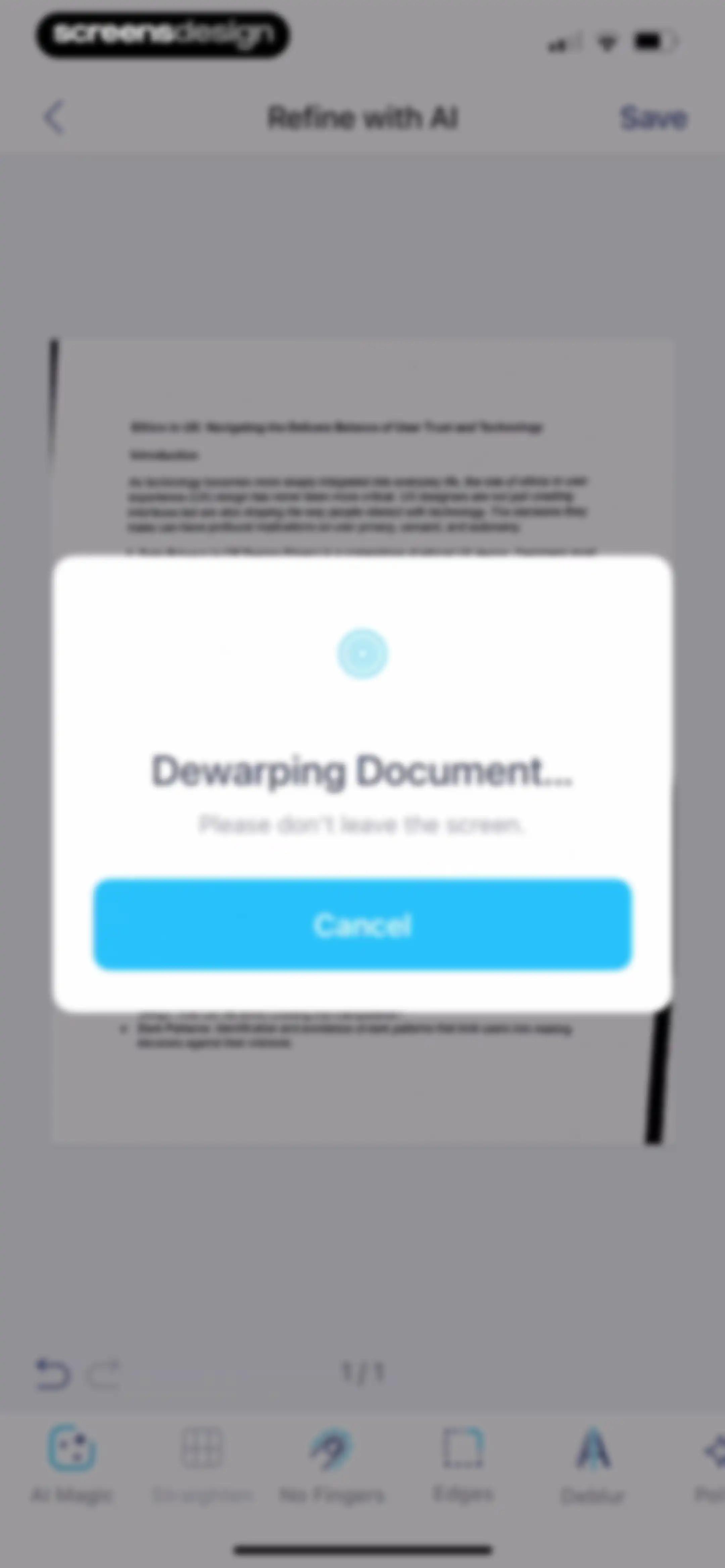 iScanner: PDF Document Scanner screen 36