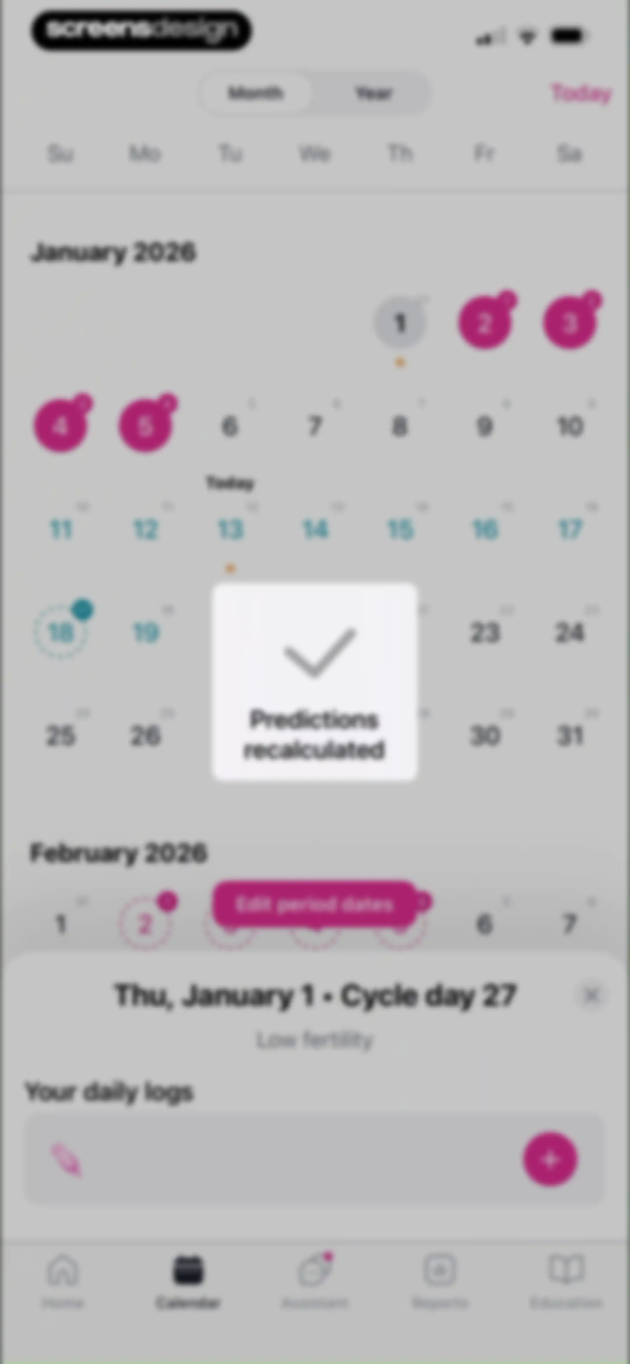 Pregmate Ovulation Tracker screen 95