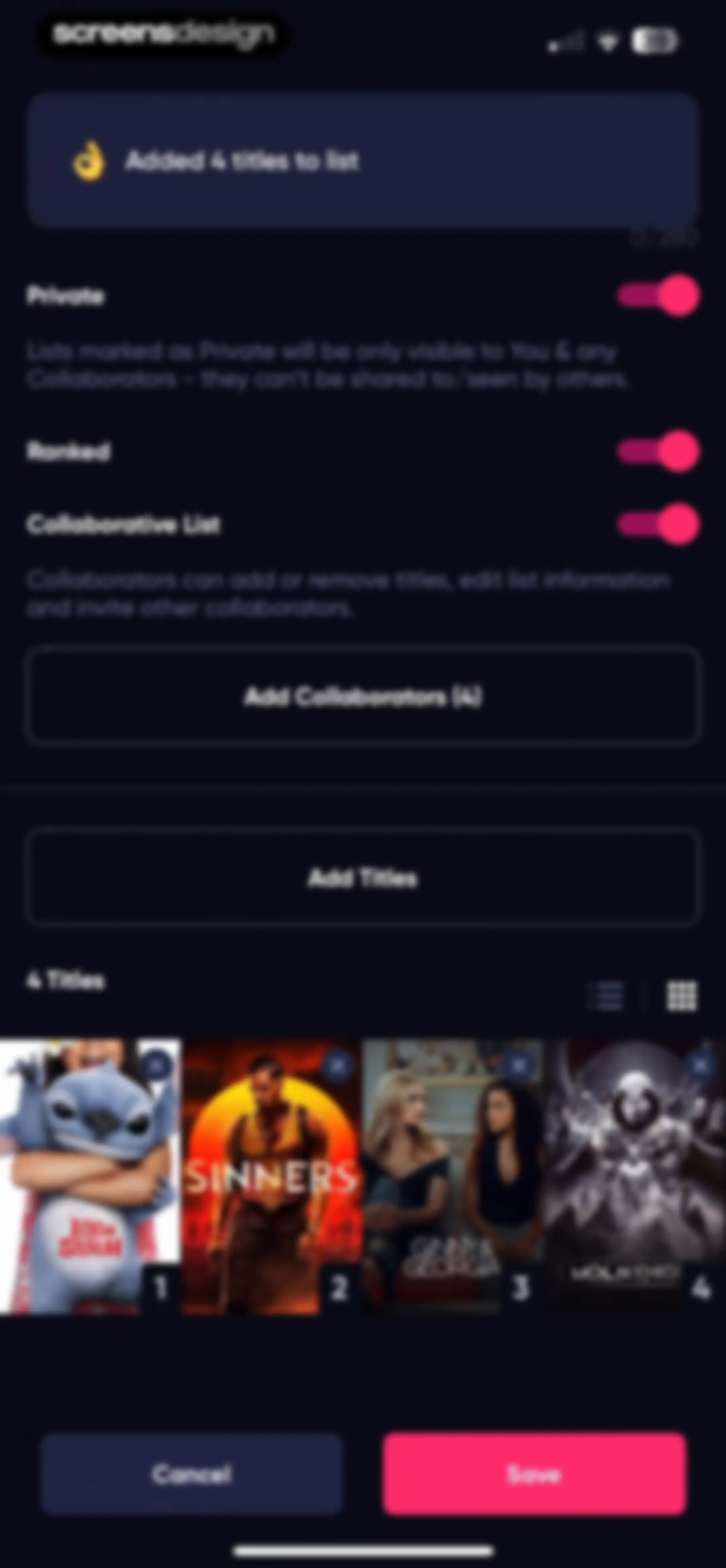 Queue - Find Movies & Shows screen 120