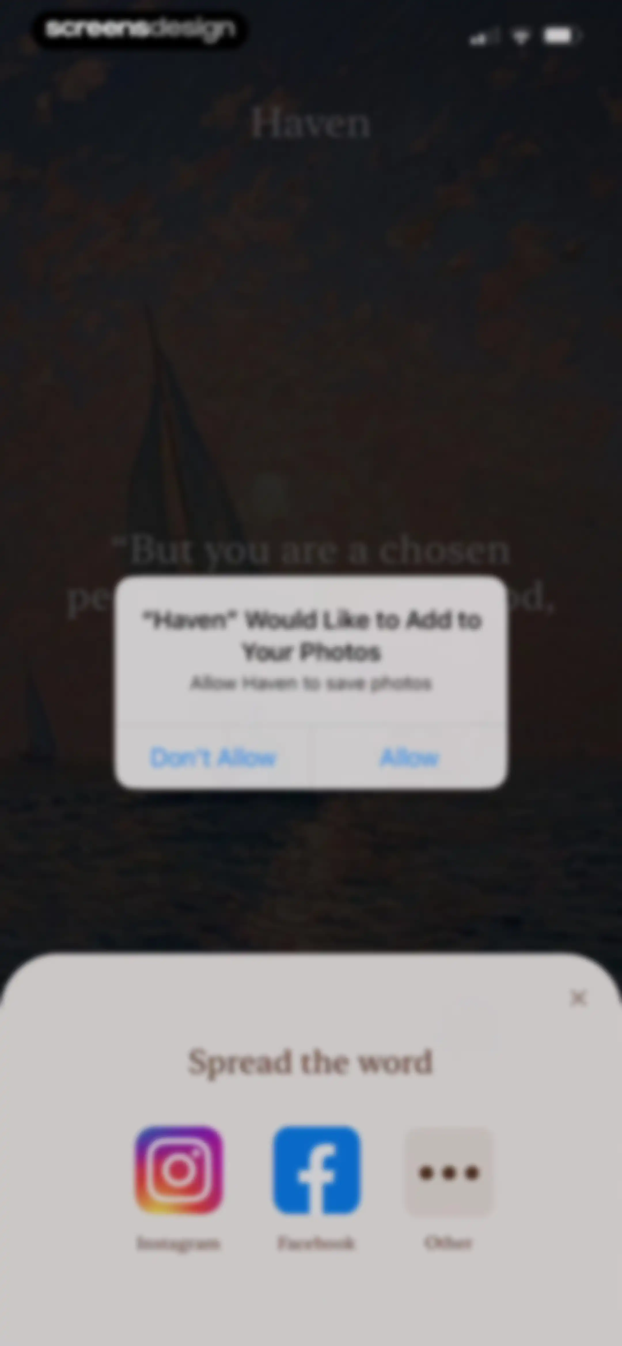 Haven - Bible Chat screen 45