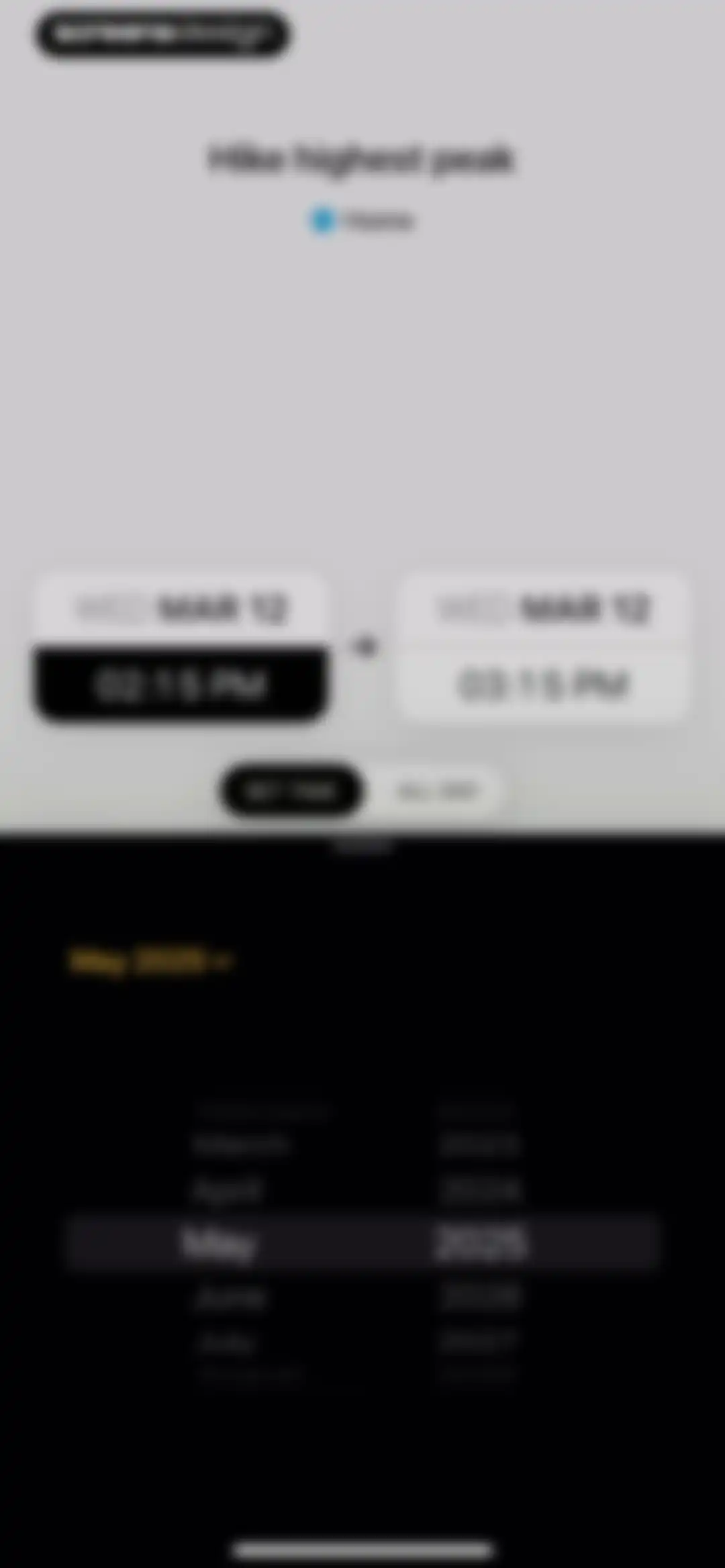 Timepage: Calendar Planner screen 30