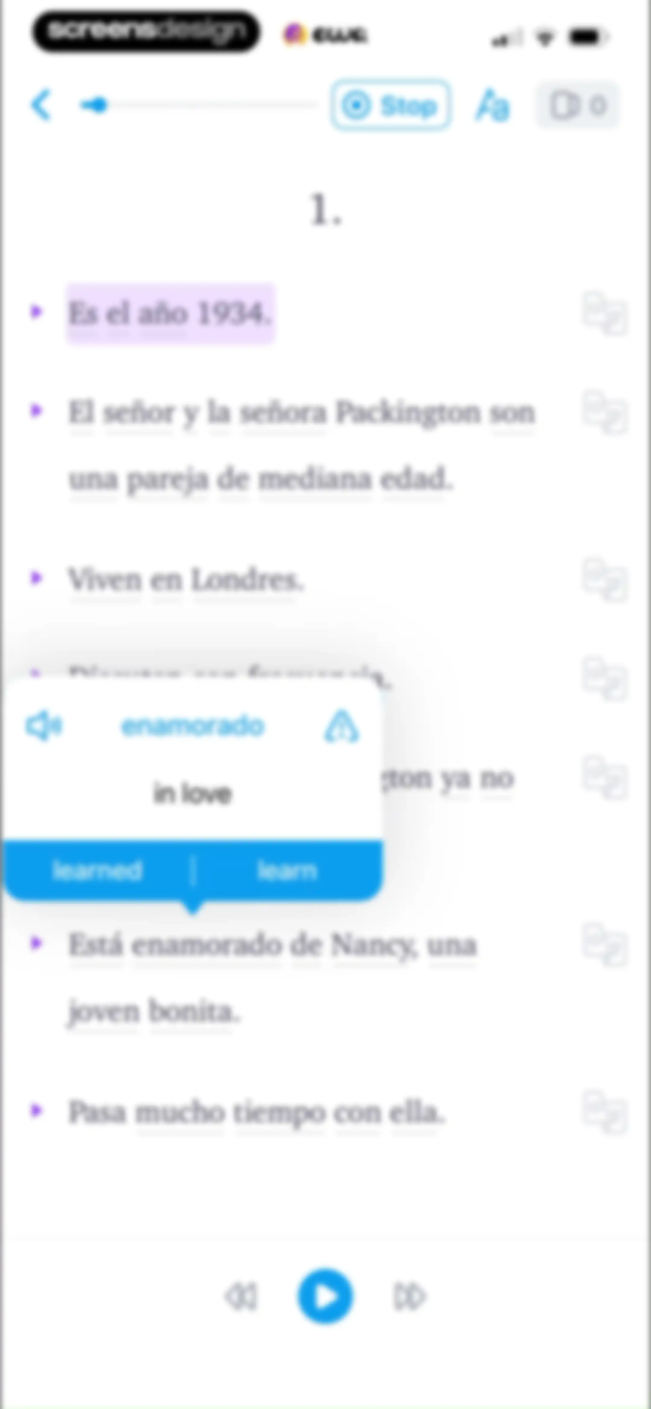EWA: Learn Languages screen 45