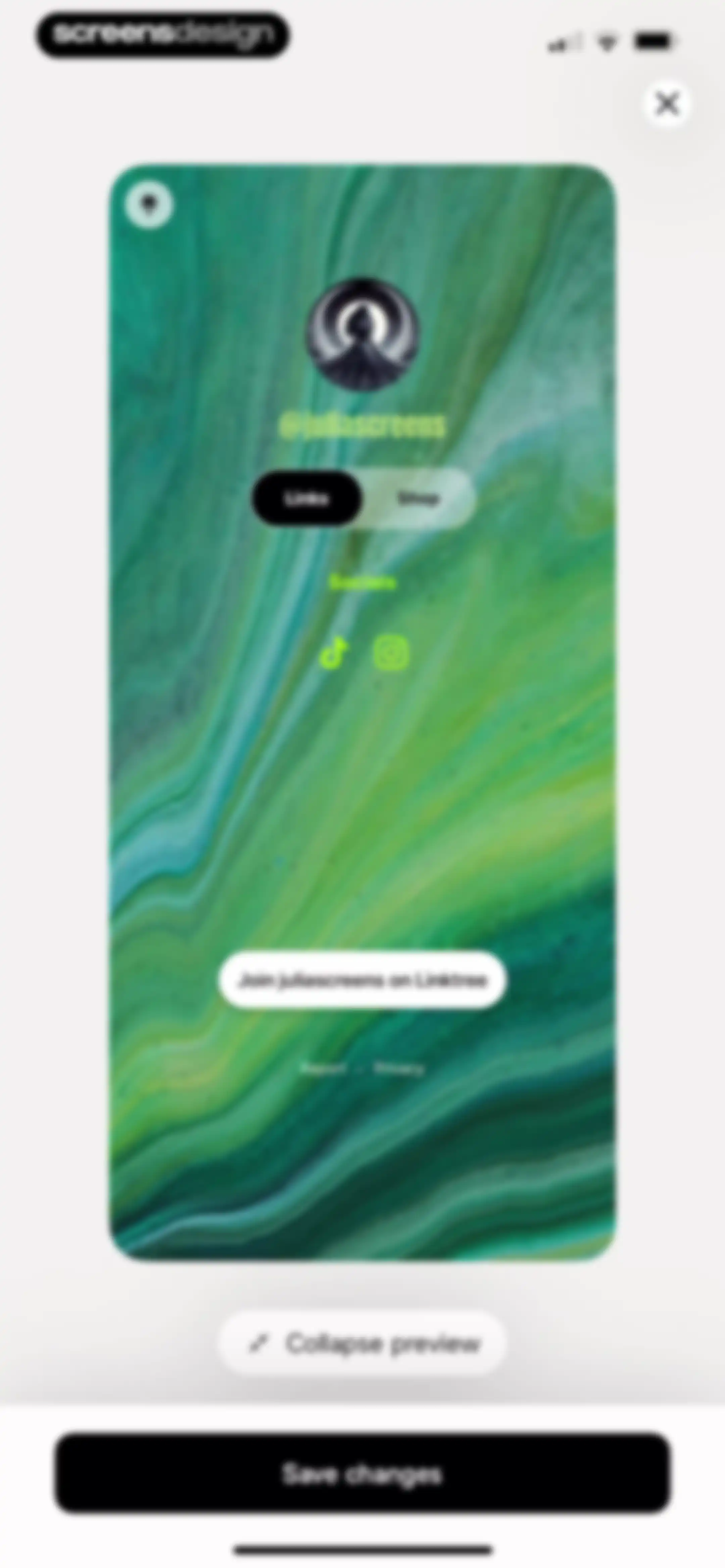 Linktree: Link in Bio Creator screen 116