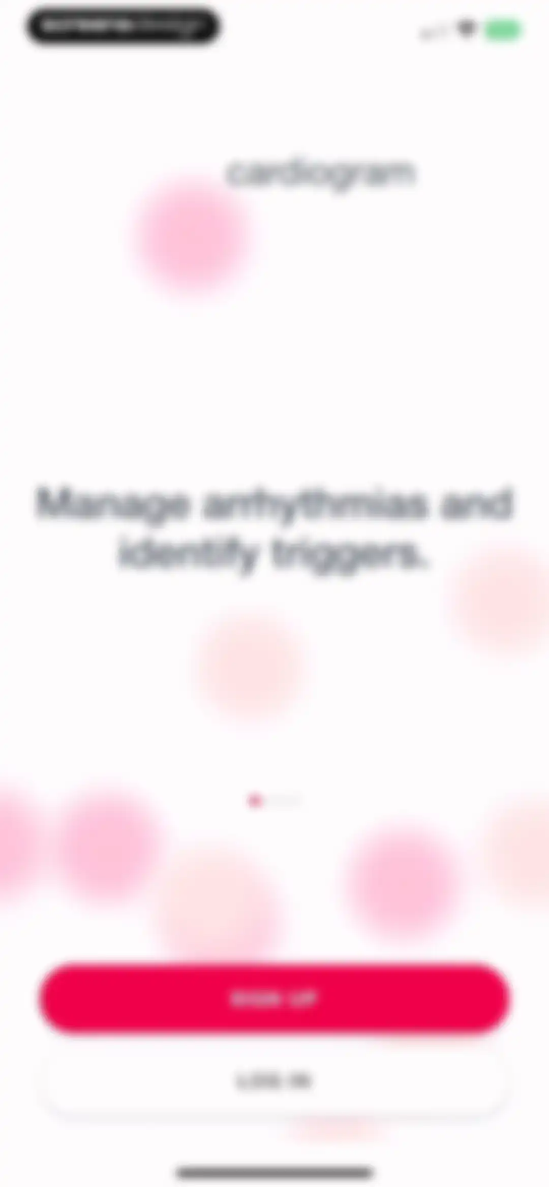 Cardiogram: Heart & BP Logger screen 2