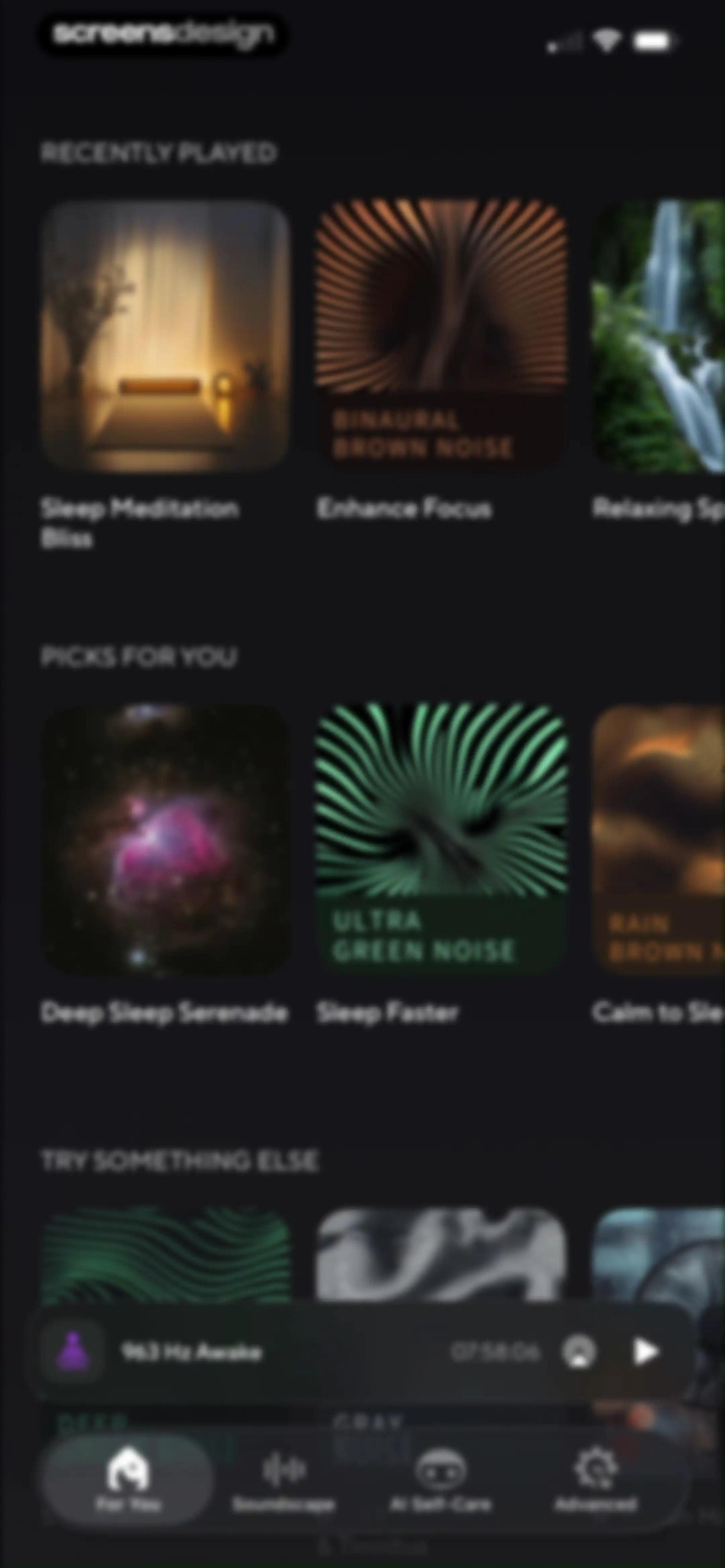 ColorSleep: Green, Brown Noise screen 82