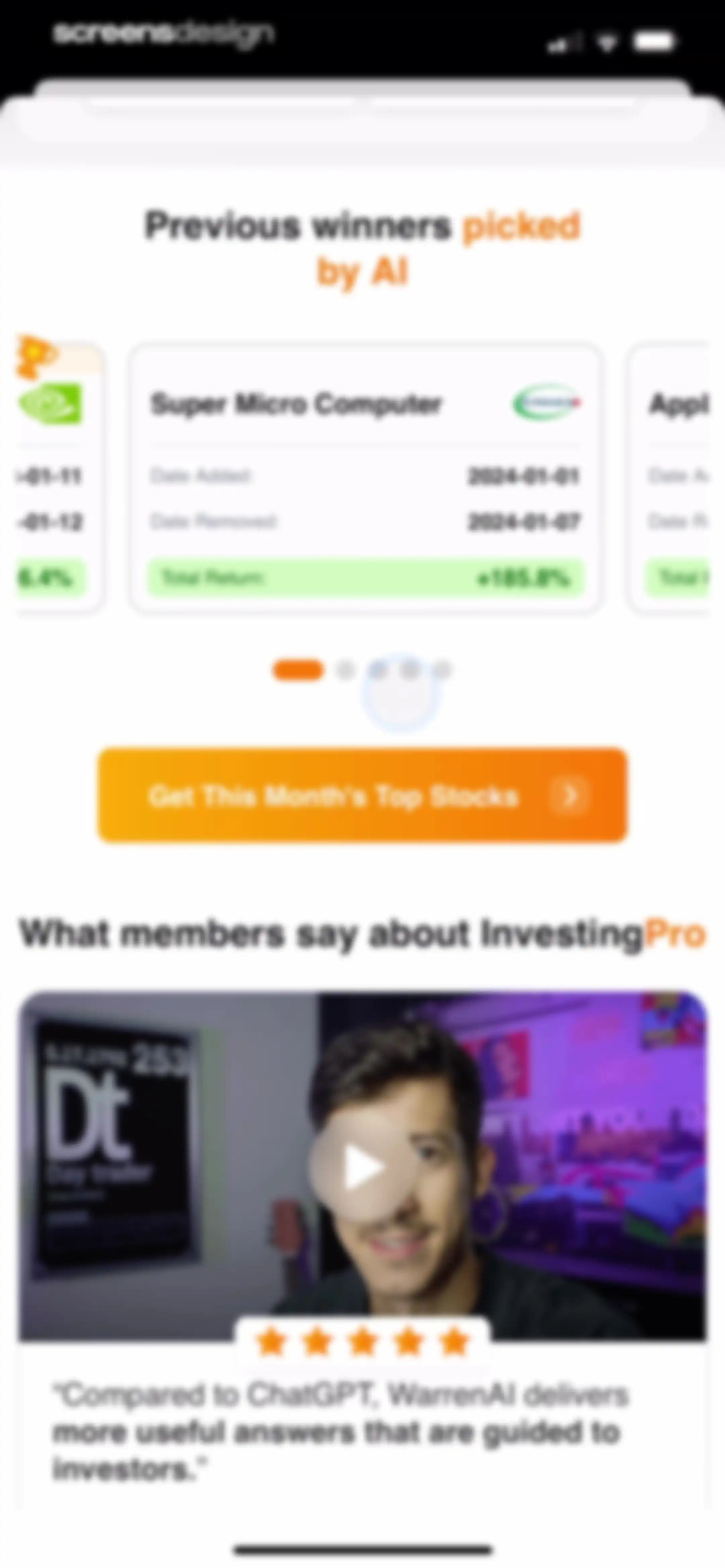 Investing.com: Stock Market screen 87