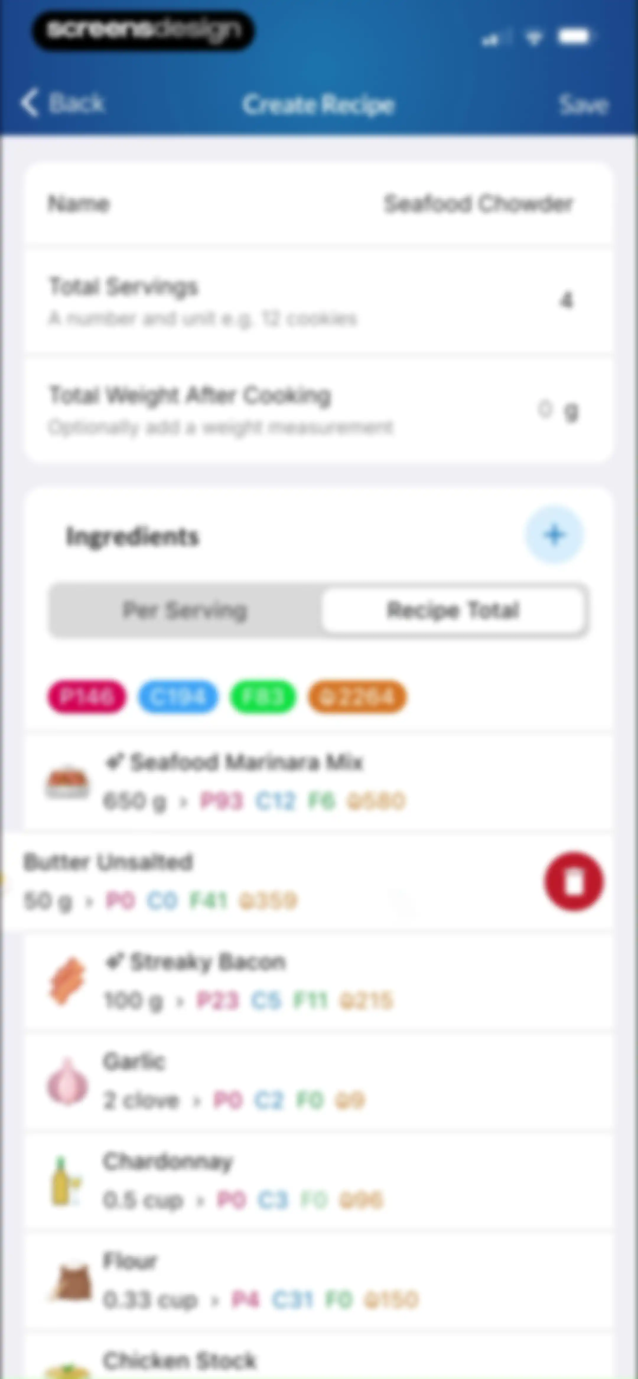 MacrosFirst - Macro Tracker screen 69