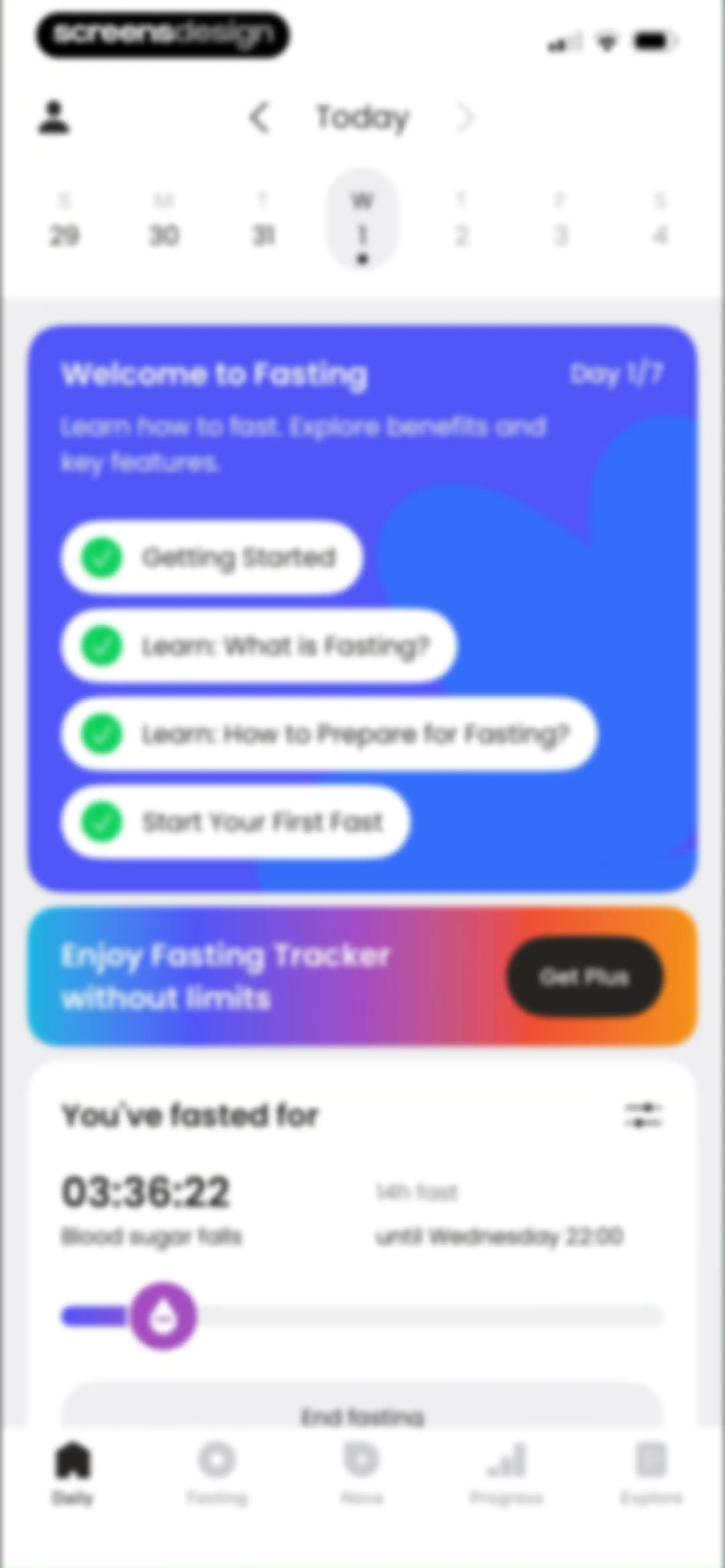 Fasting App: Tracker & Timer screen 96