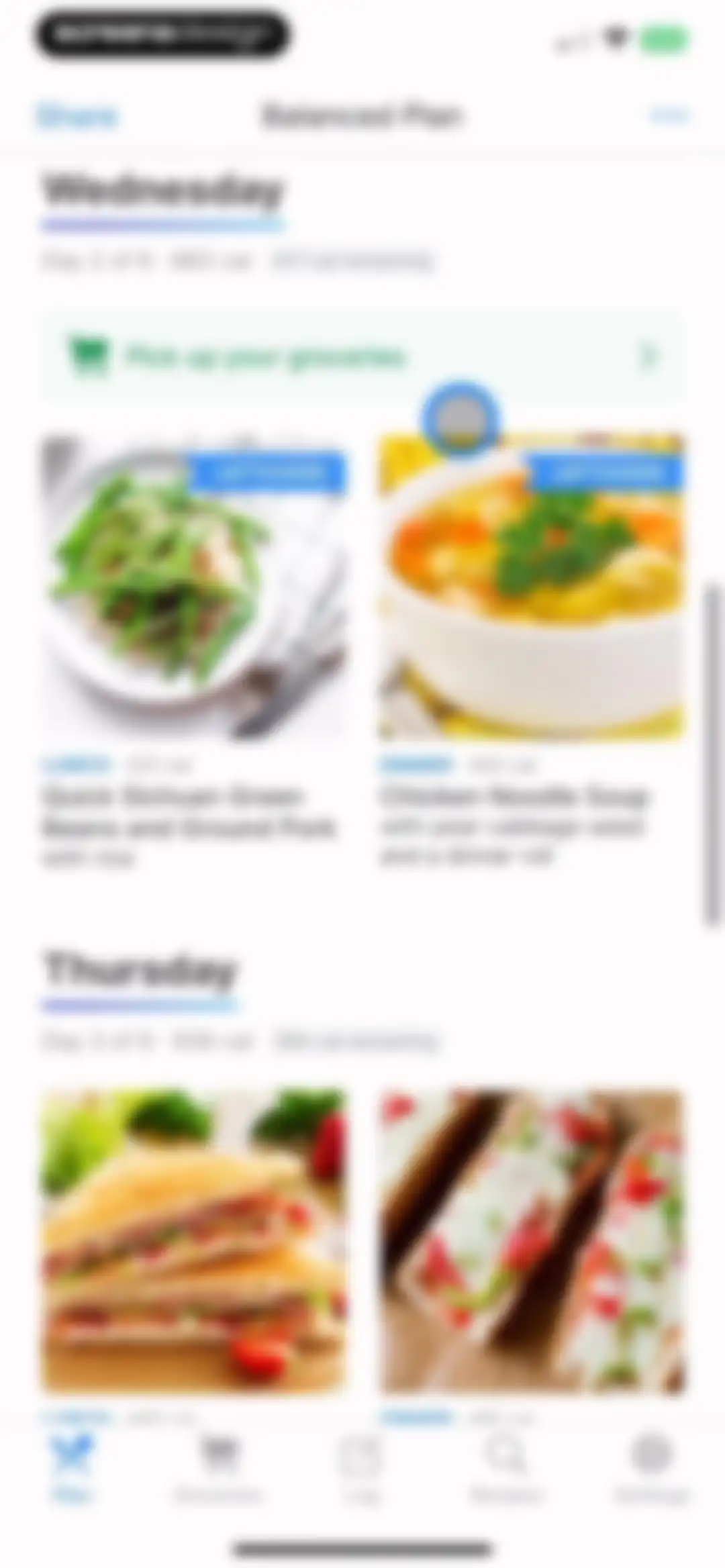 Intent - Meal Planner screen 65