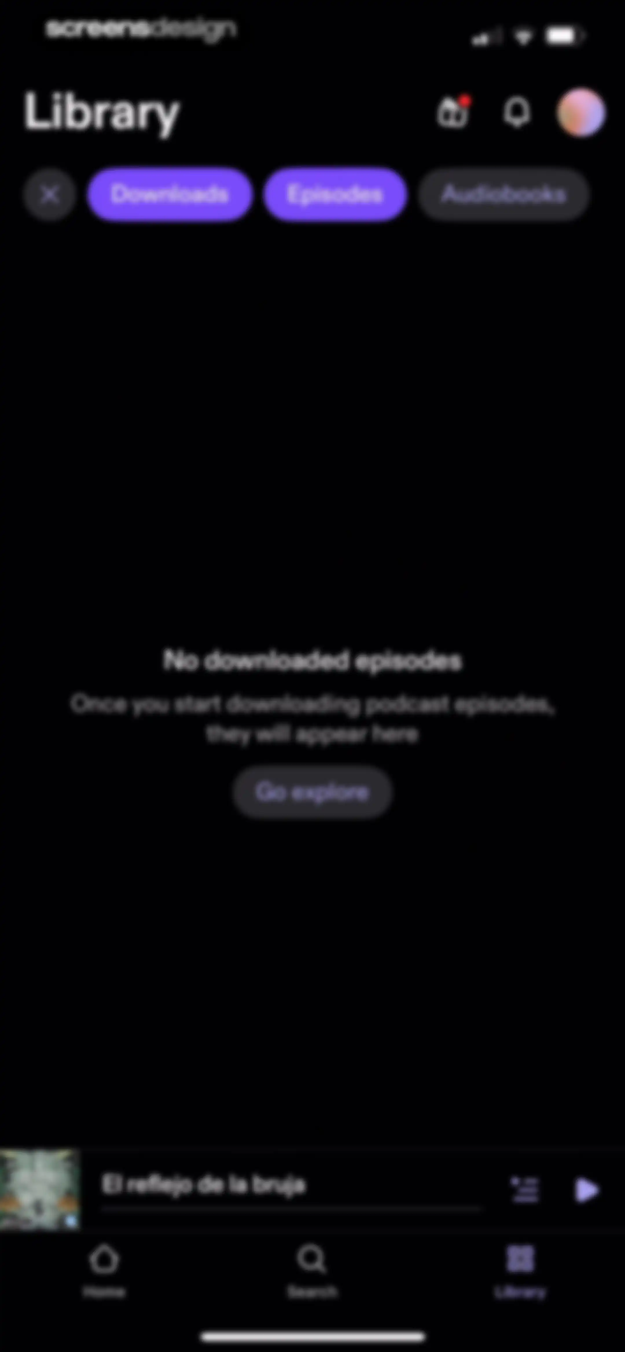 Podimo: Podcasts & audiobooks screen 98