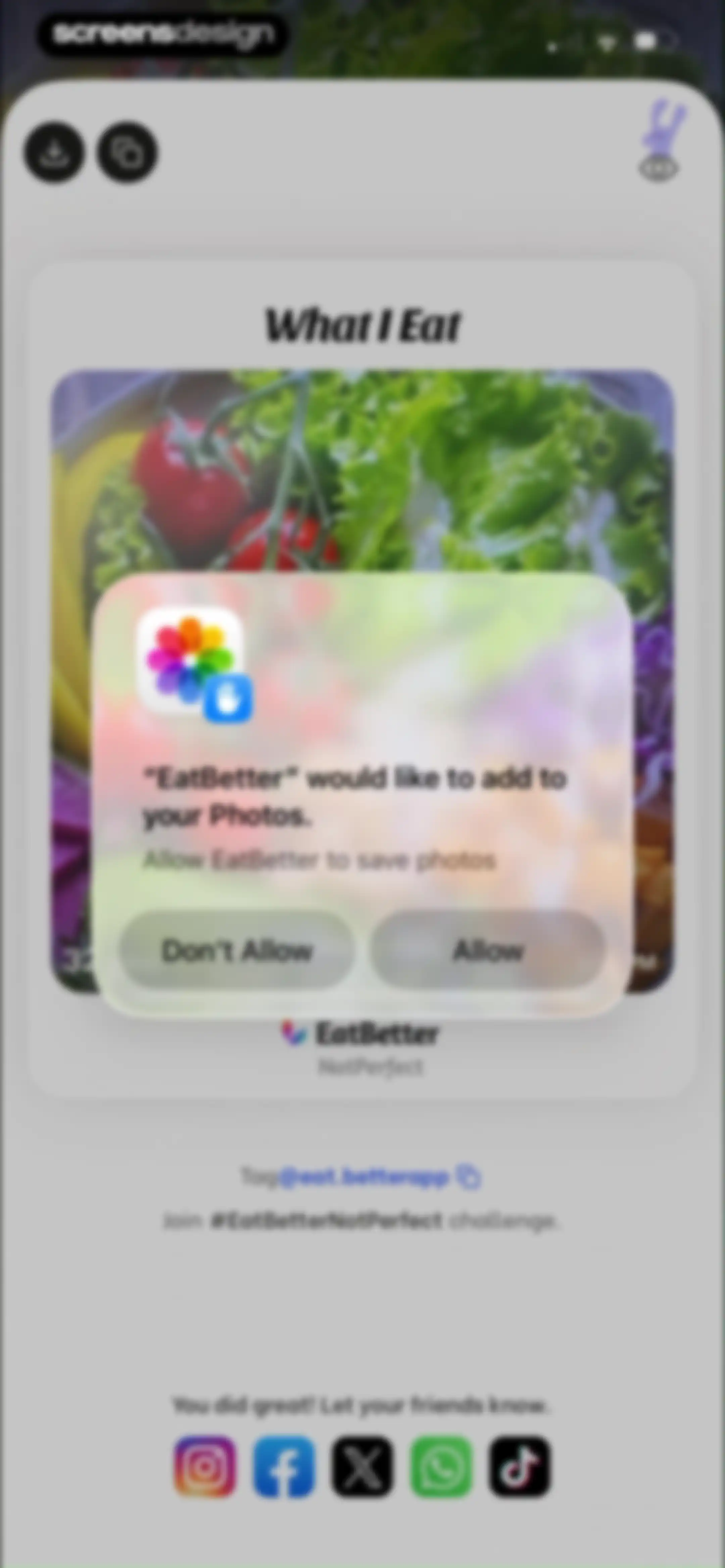 EatBetter: AI Food Journal screen 95