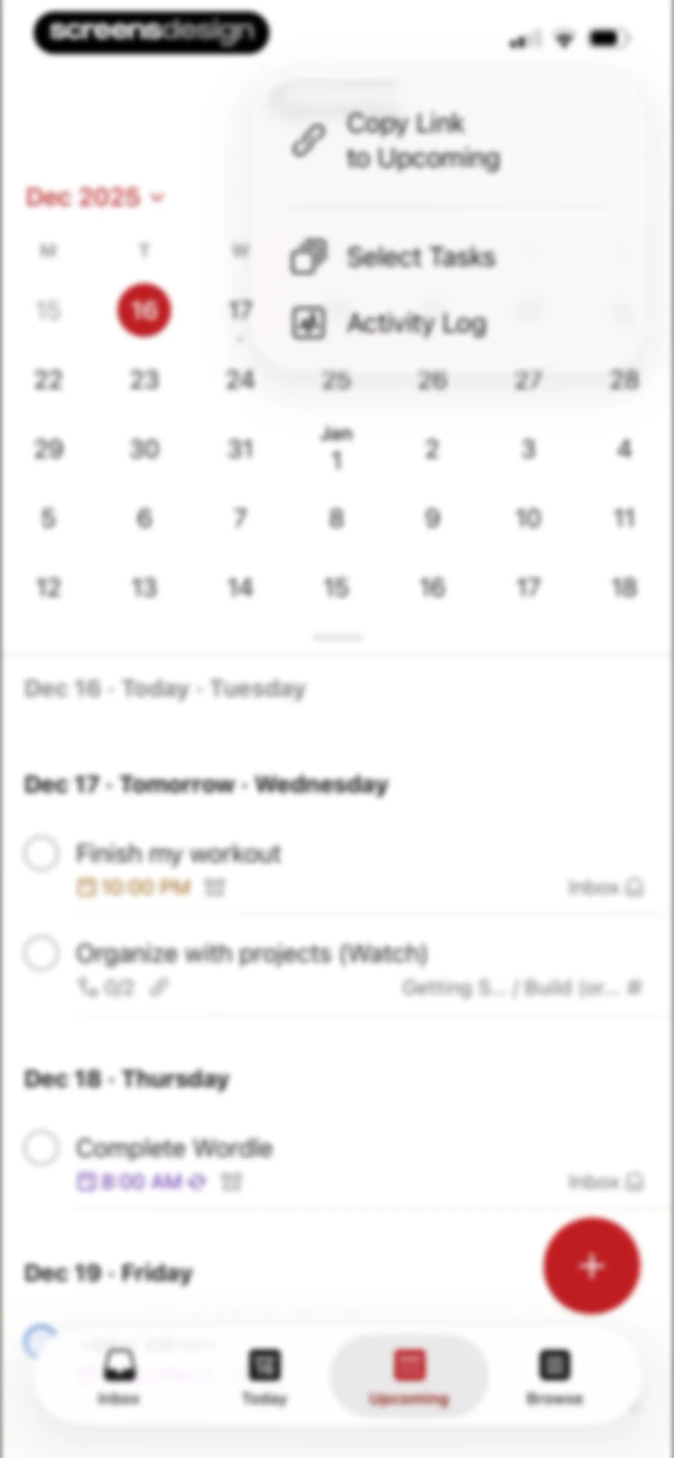Todoist: To Do List & Calendar screen 121