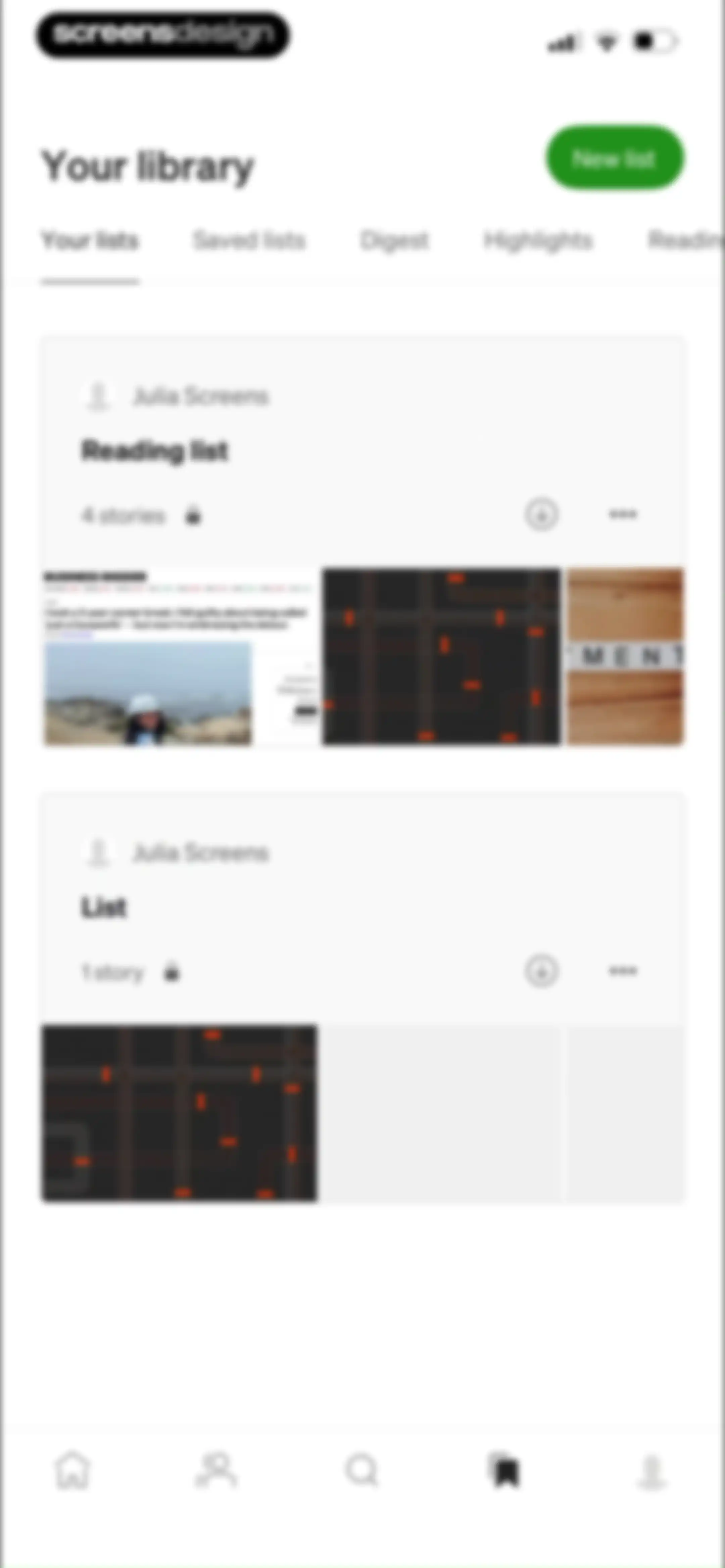 Medium: Read & Write Stories screen 94