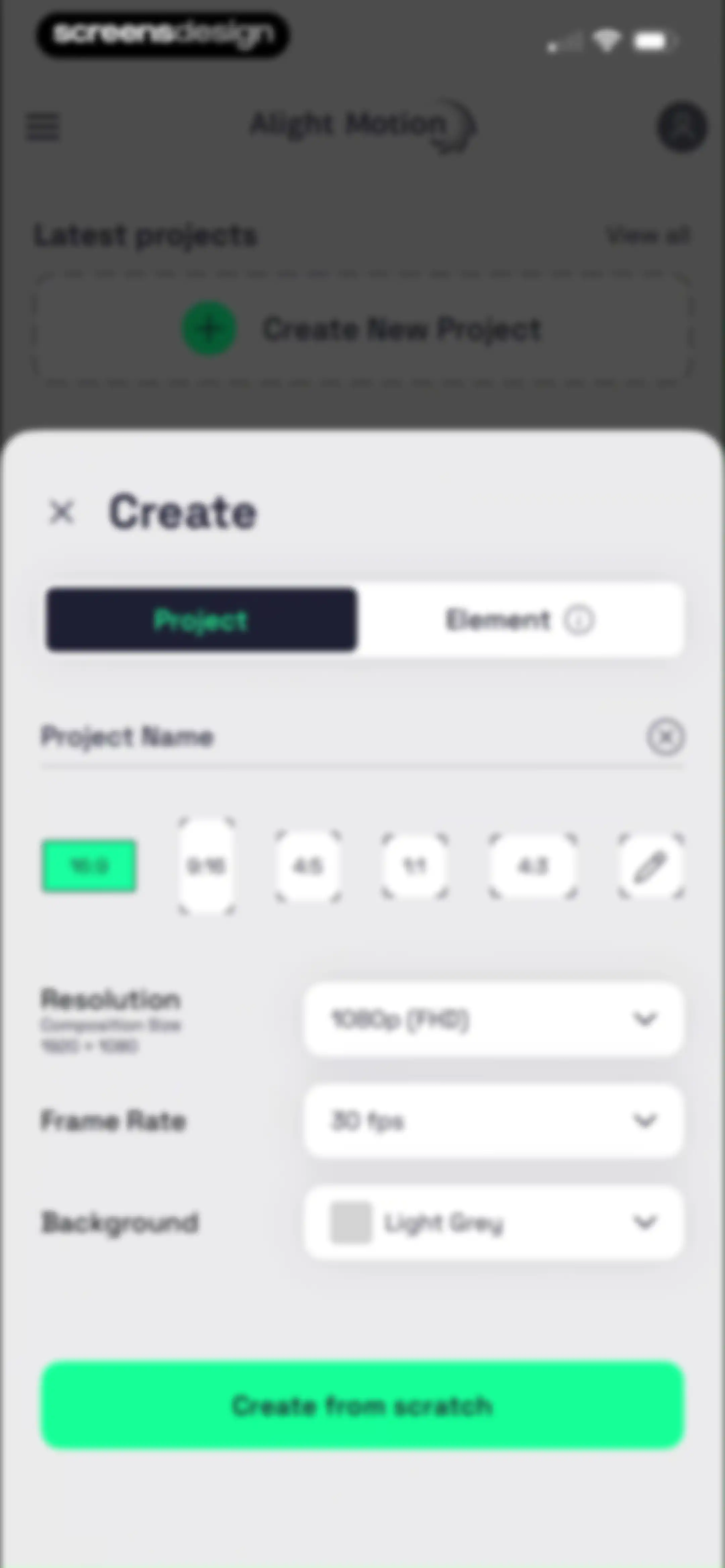 Alight Motion screen 13