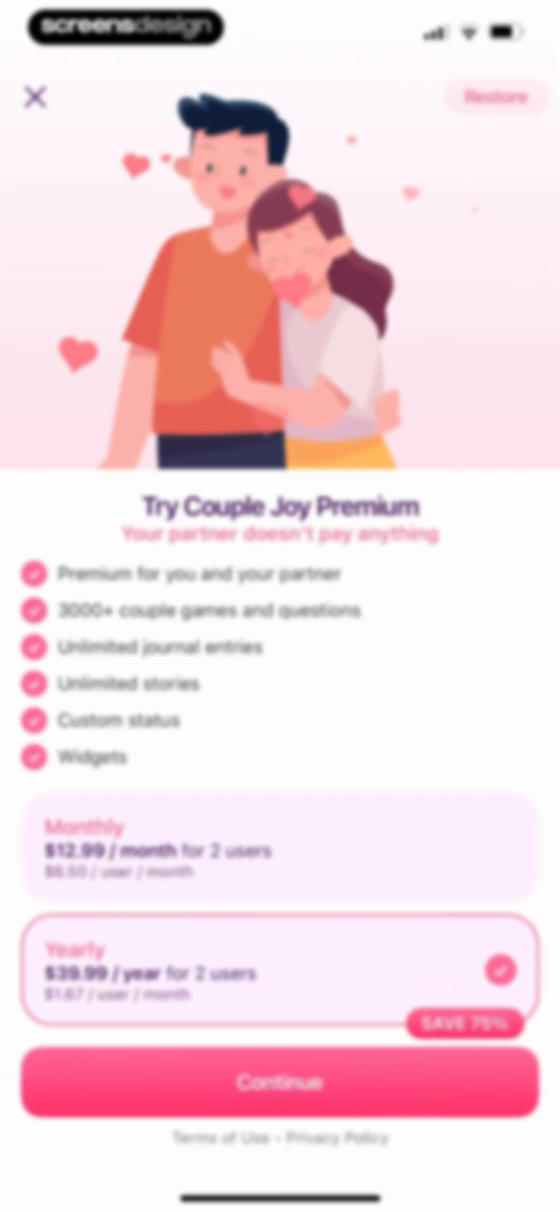 Couple Joy - Relationship App screen 22