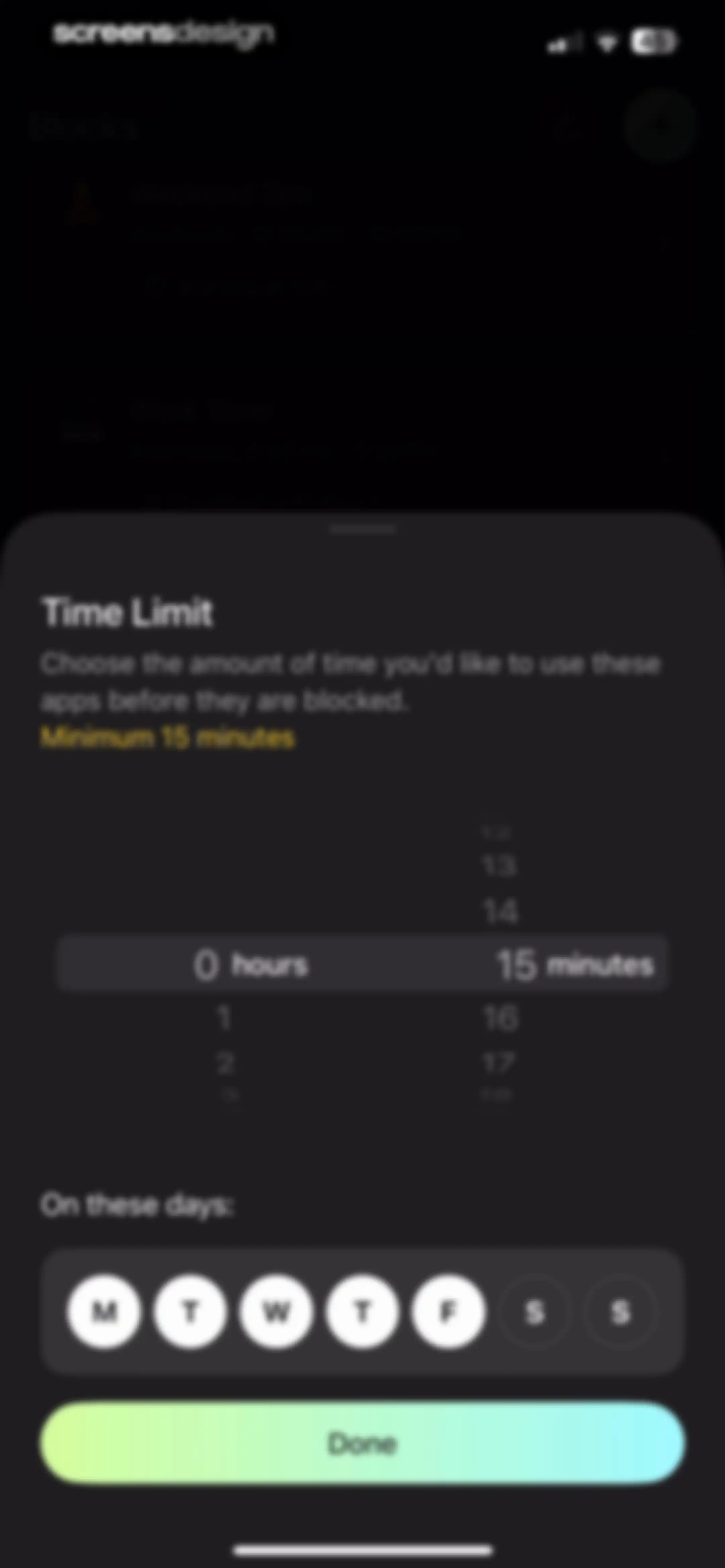 Opal: Screen Time Control screen 110