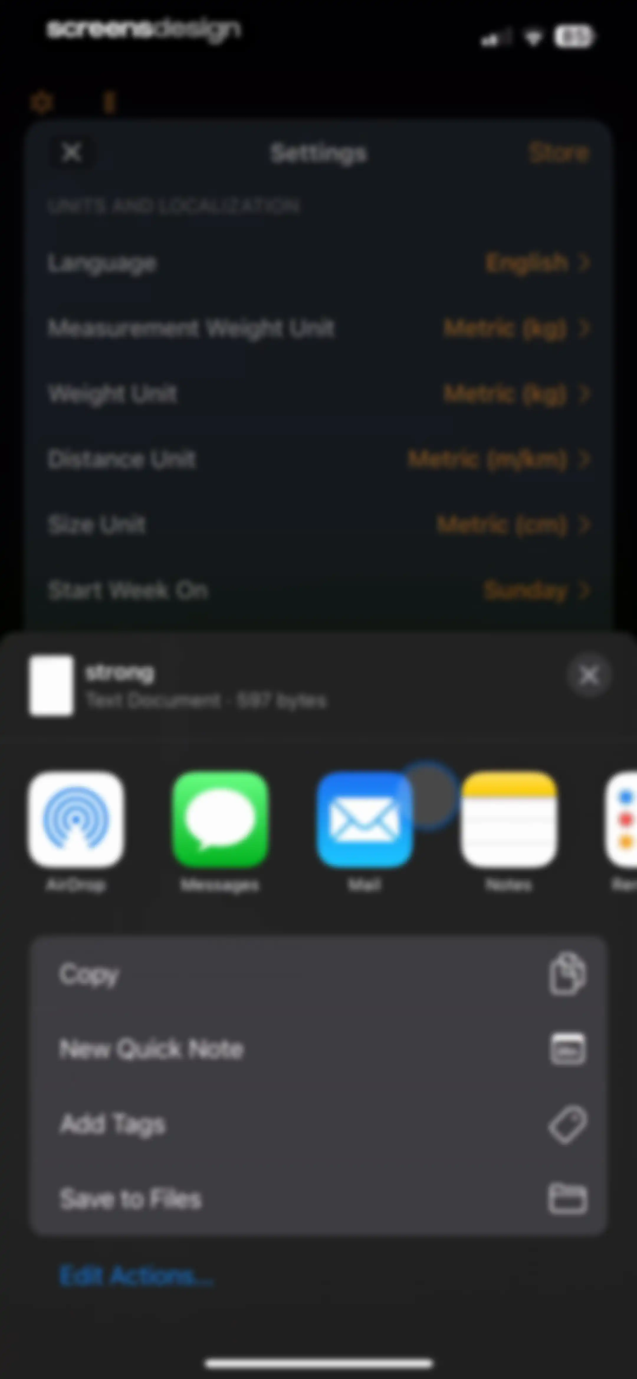 Strong Workout Tracker Gym Log screen 150