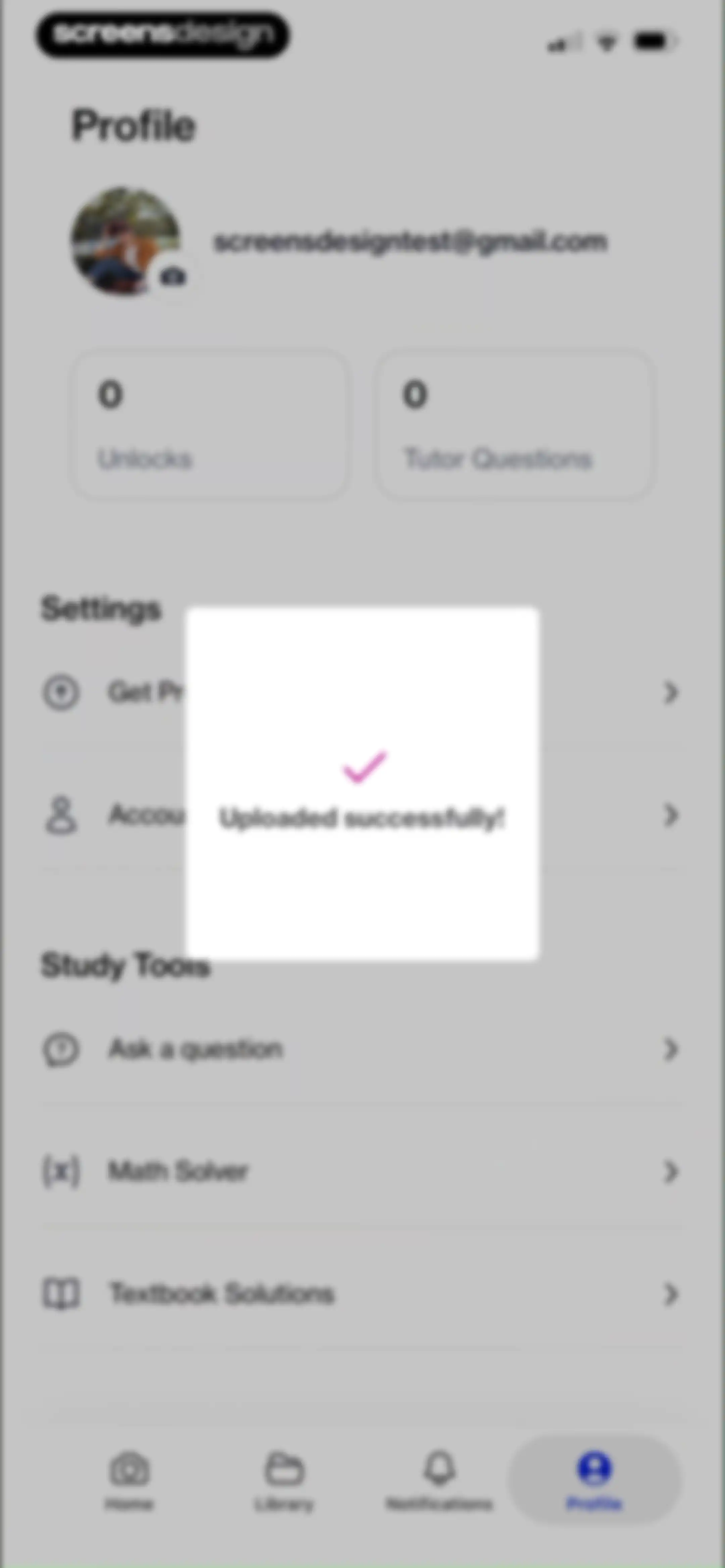 Course Hero: AI Homework Help screen 70