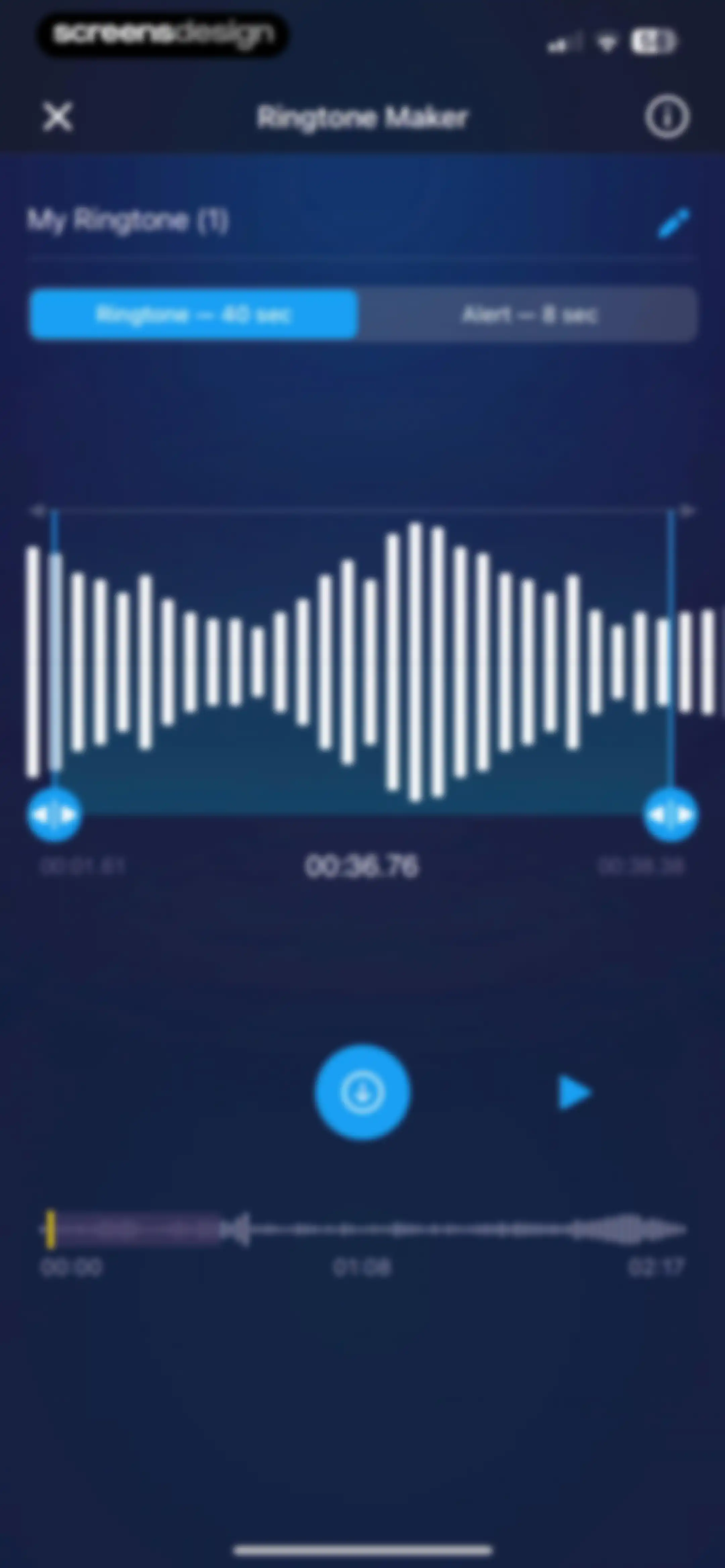 Ringtones for iphone: Ringtune screen 61
