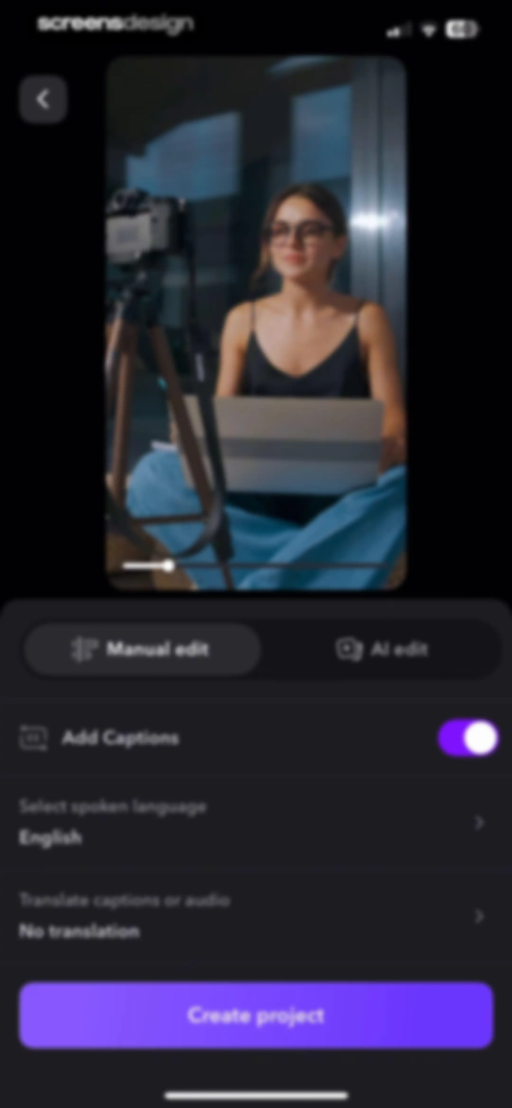 Captions: AI Edits Your Video screen 13