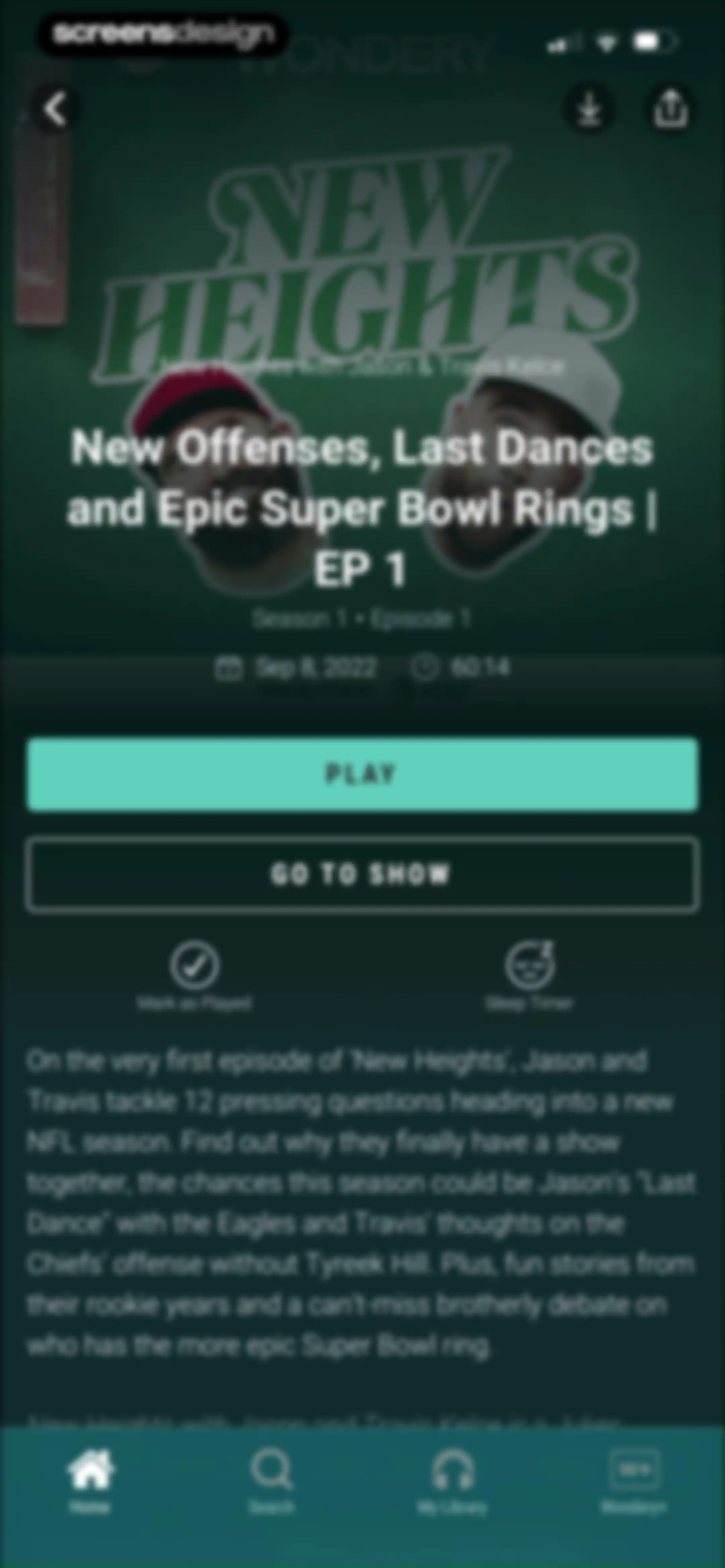 Wondery: Must-Hear Podcasts screen 16