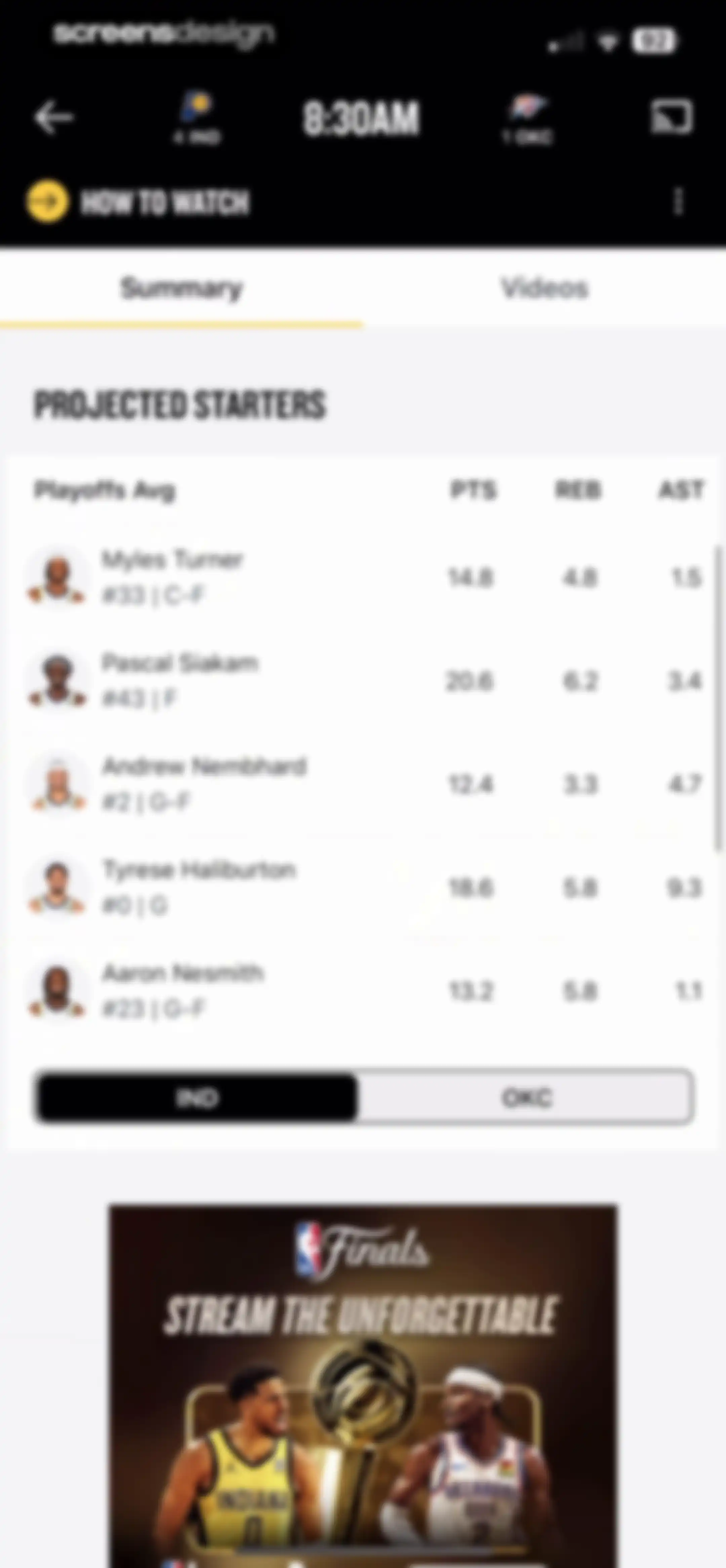 NBA: Live Games & Scores screen 31