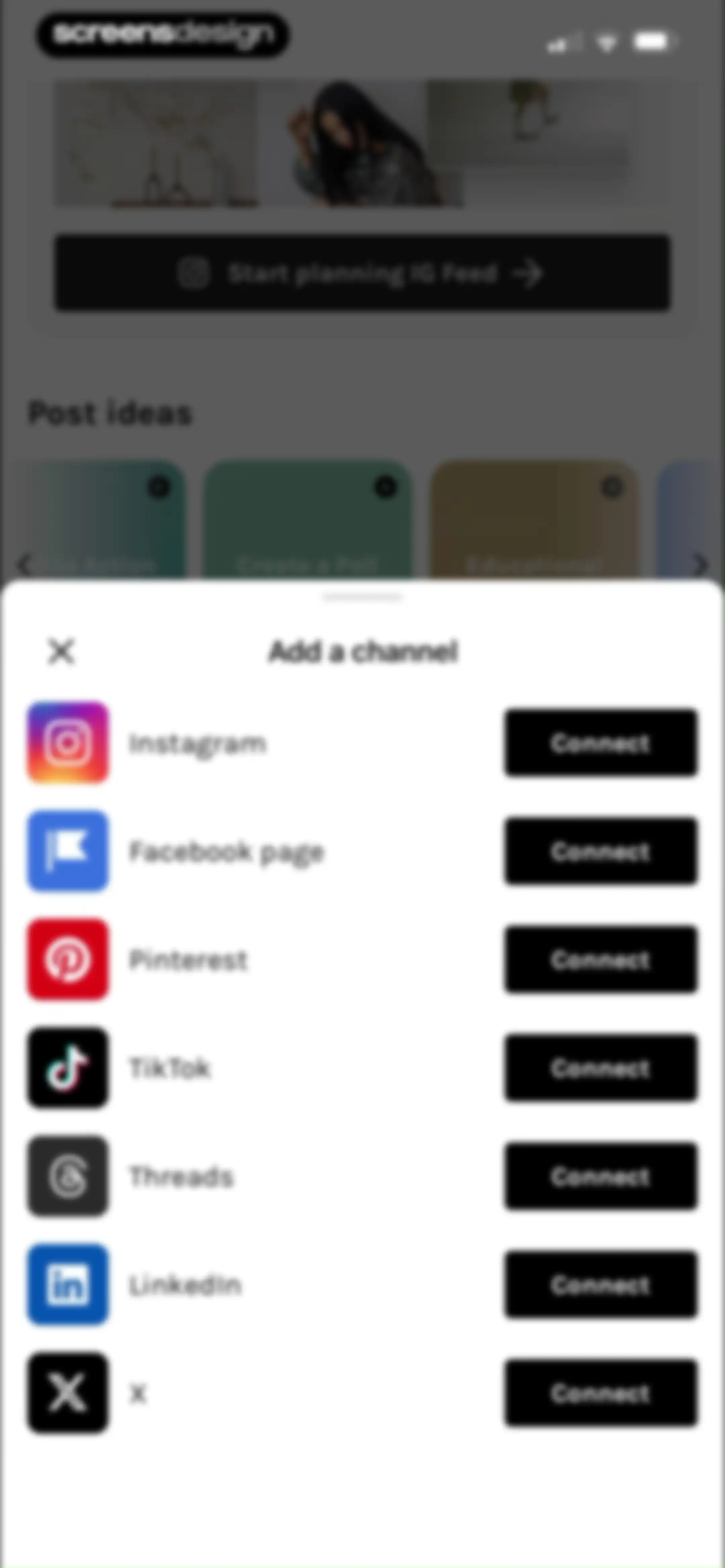 UNUM — Layout & Feed Preview screen 126