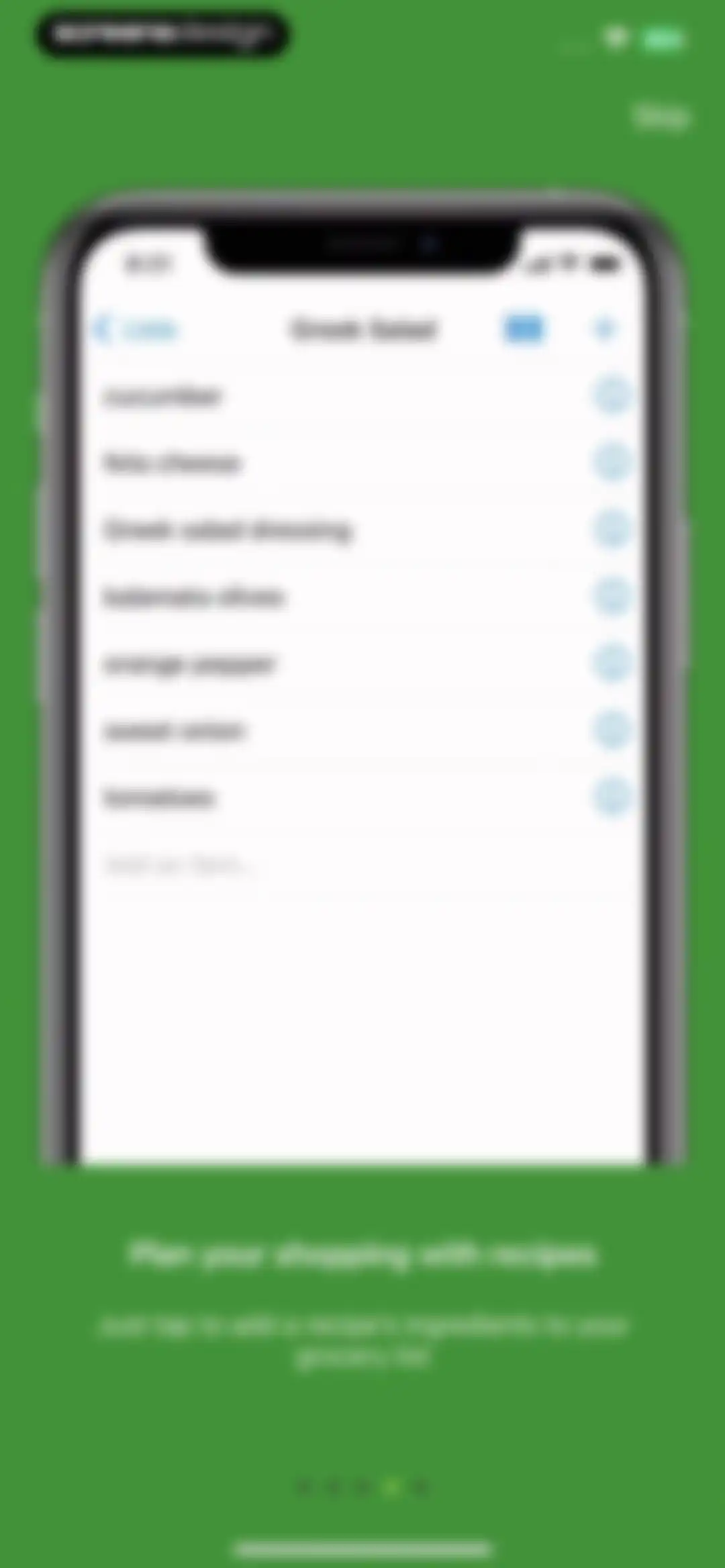 Our Groceries Shopping List screen 6