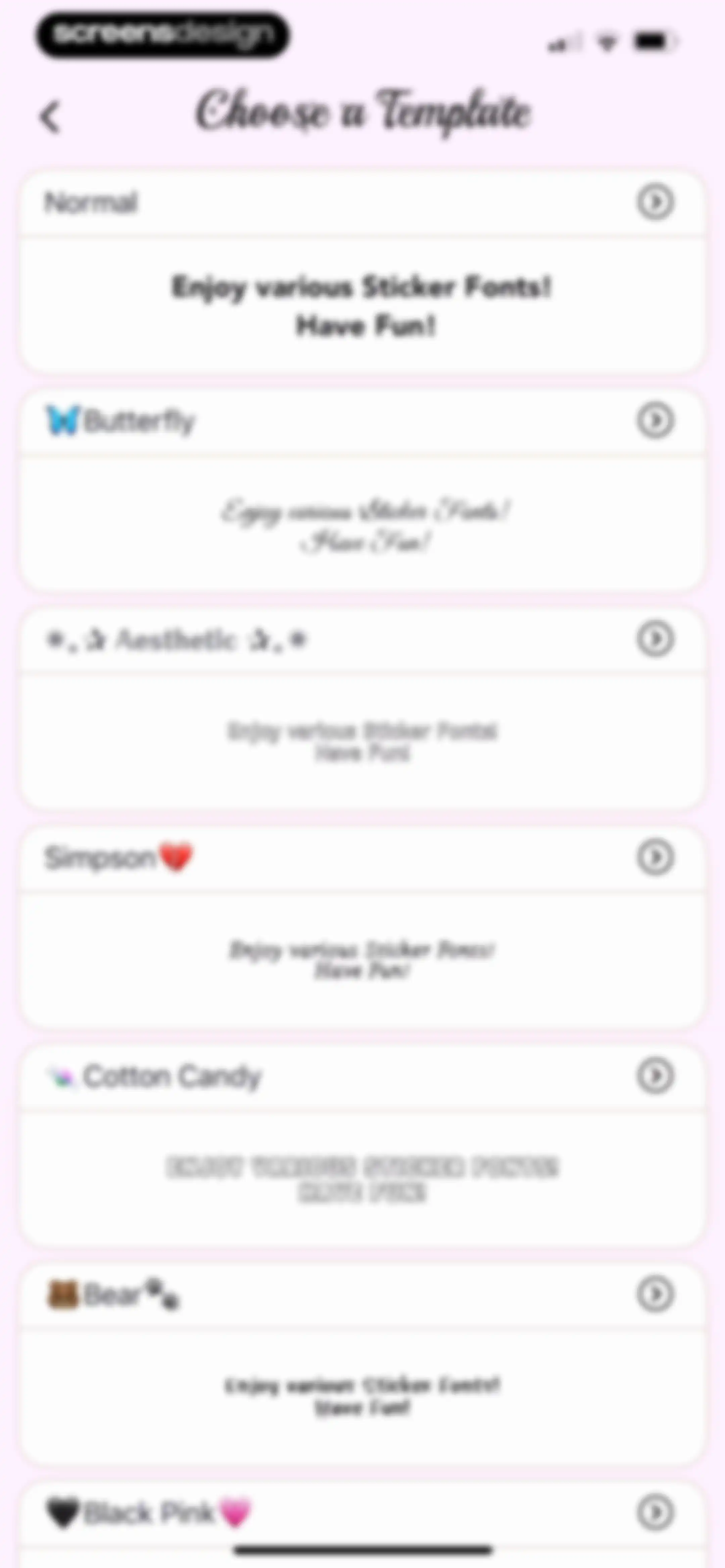 Cool Themes & Fonts: Cute Text screen 42