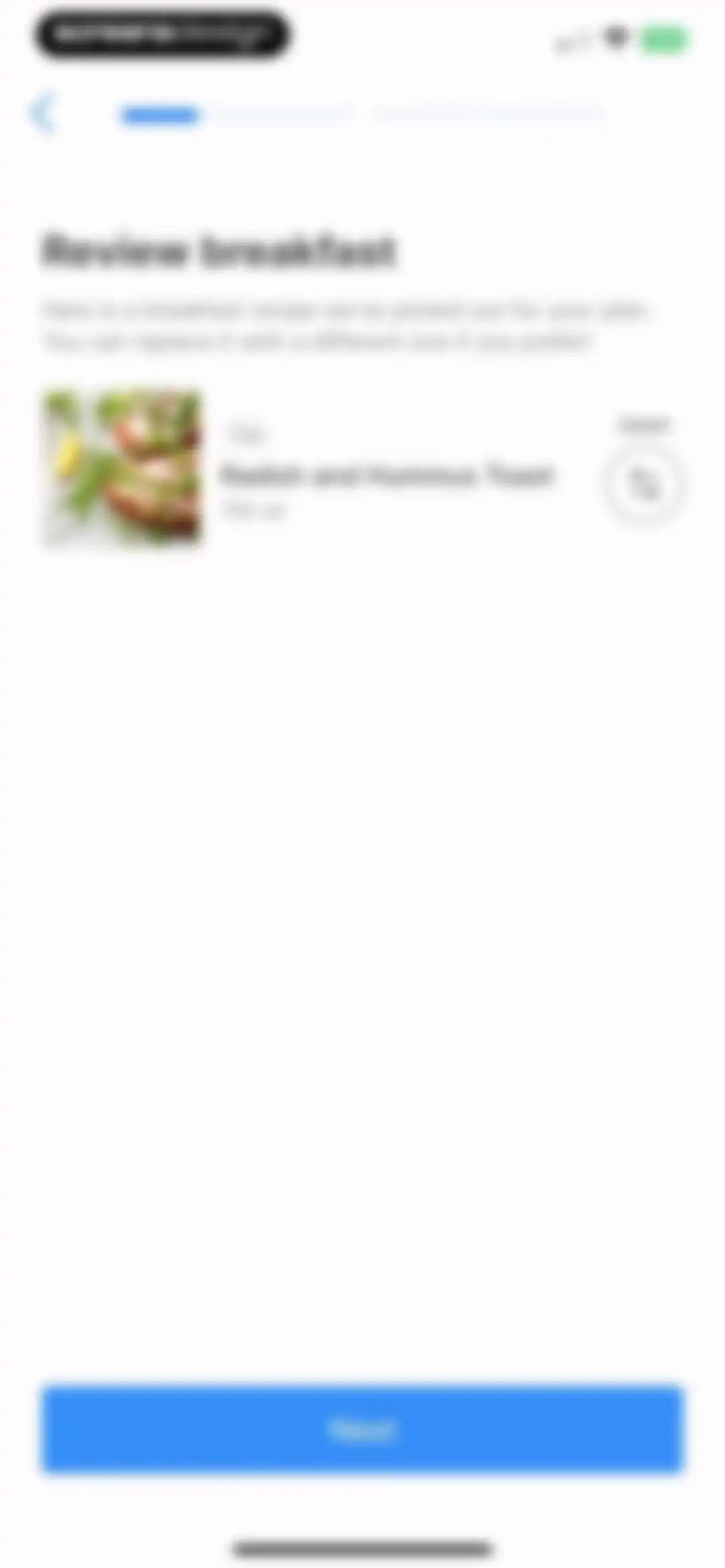Intent - Meal Planner screen 50