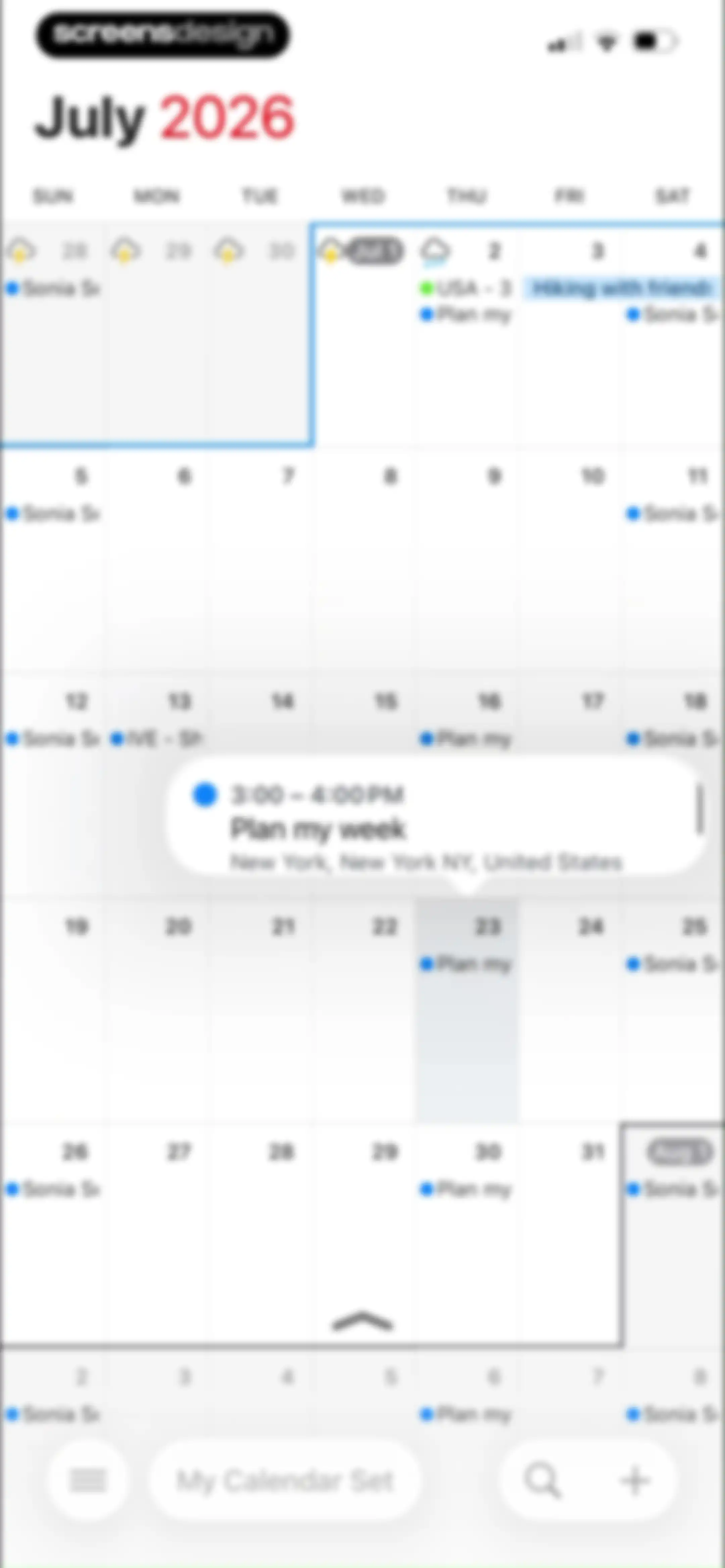 Fantastical Calendar screen 68