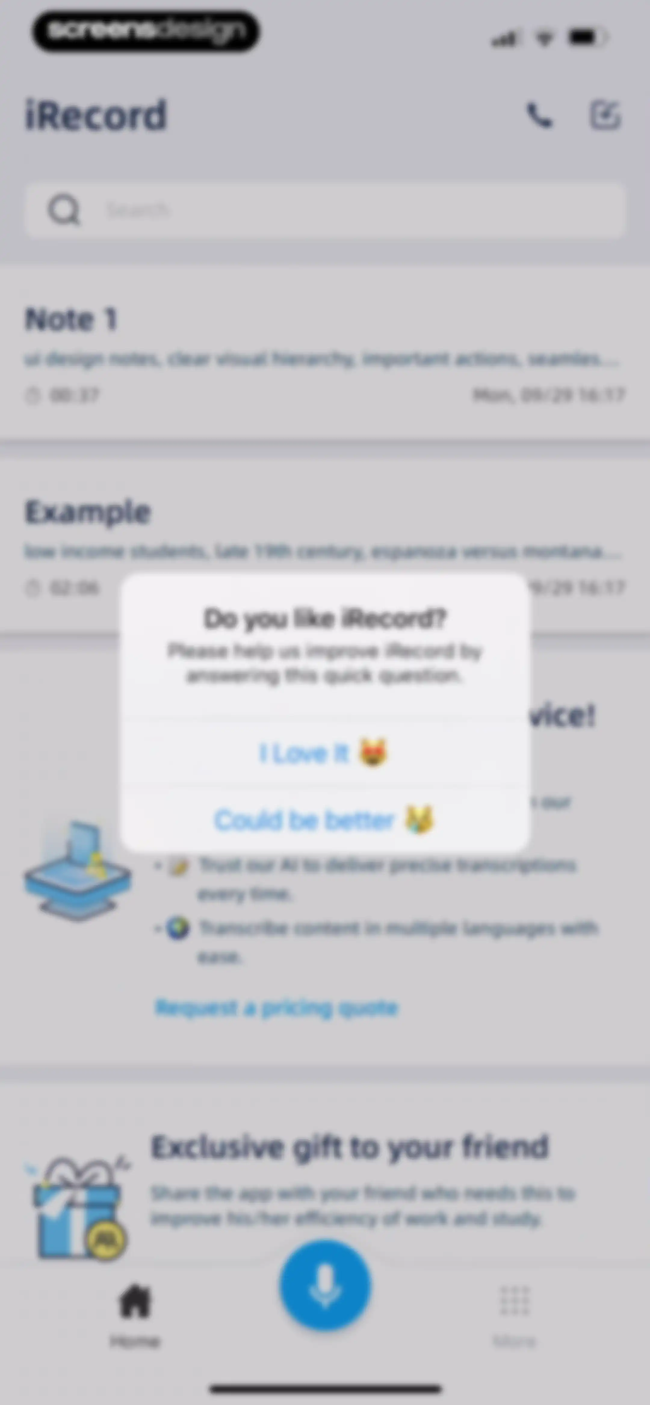 iRecord: Transcribe Voice Memo screen 24