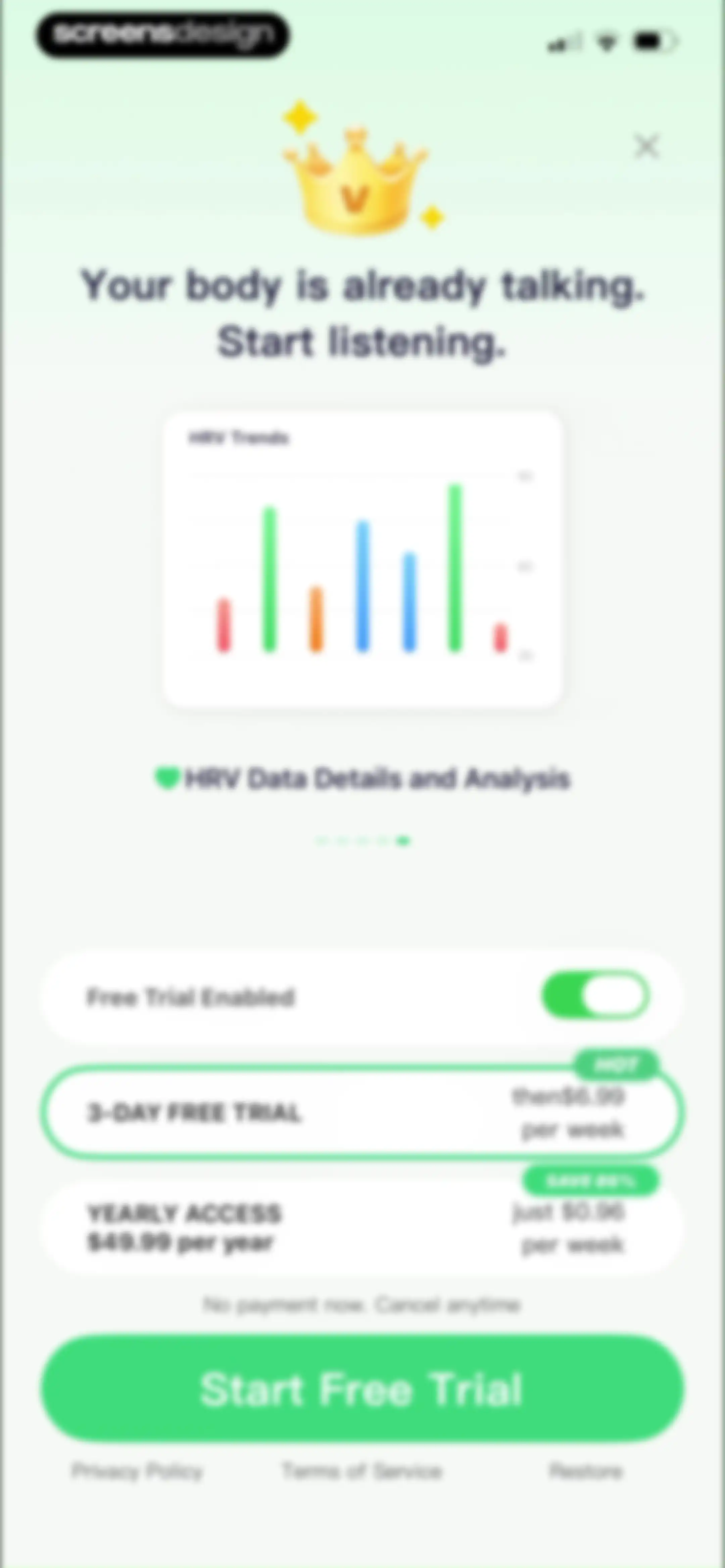 RelaxWatch: Stress&HRV Tracker screen 14