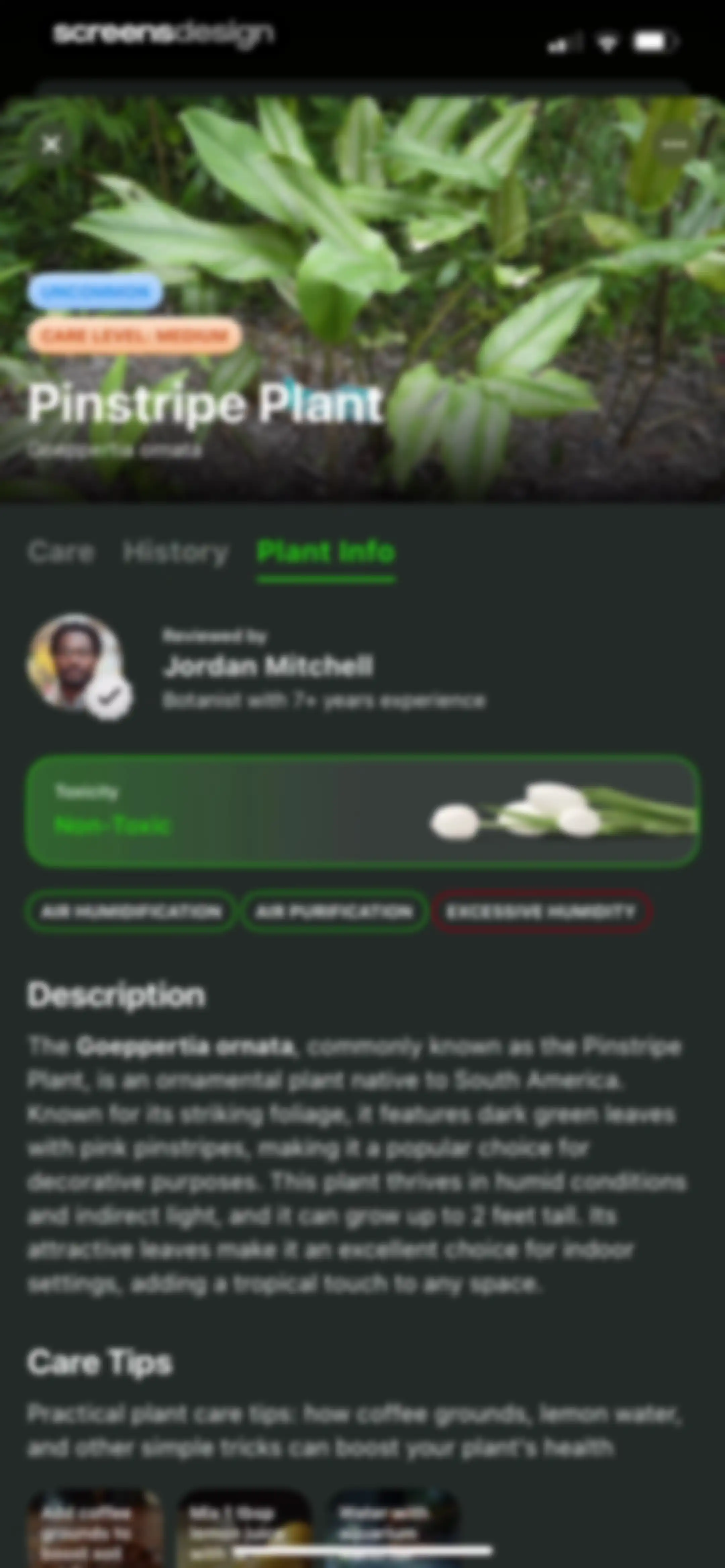 Plant Identifier & Care App screen 67