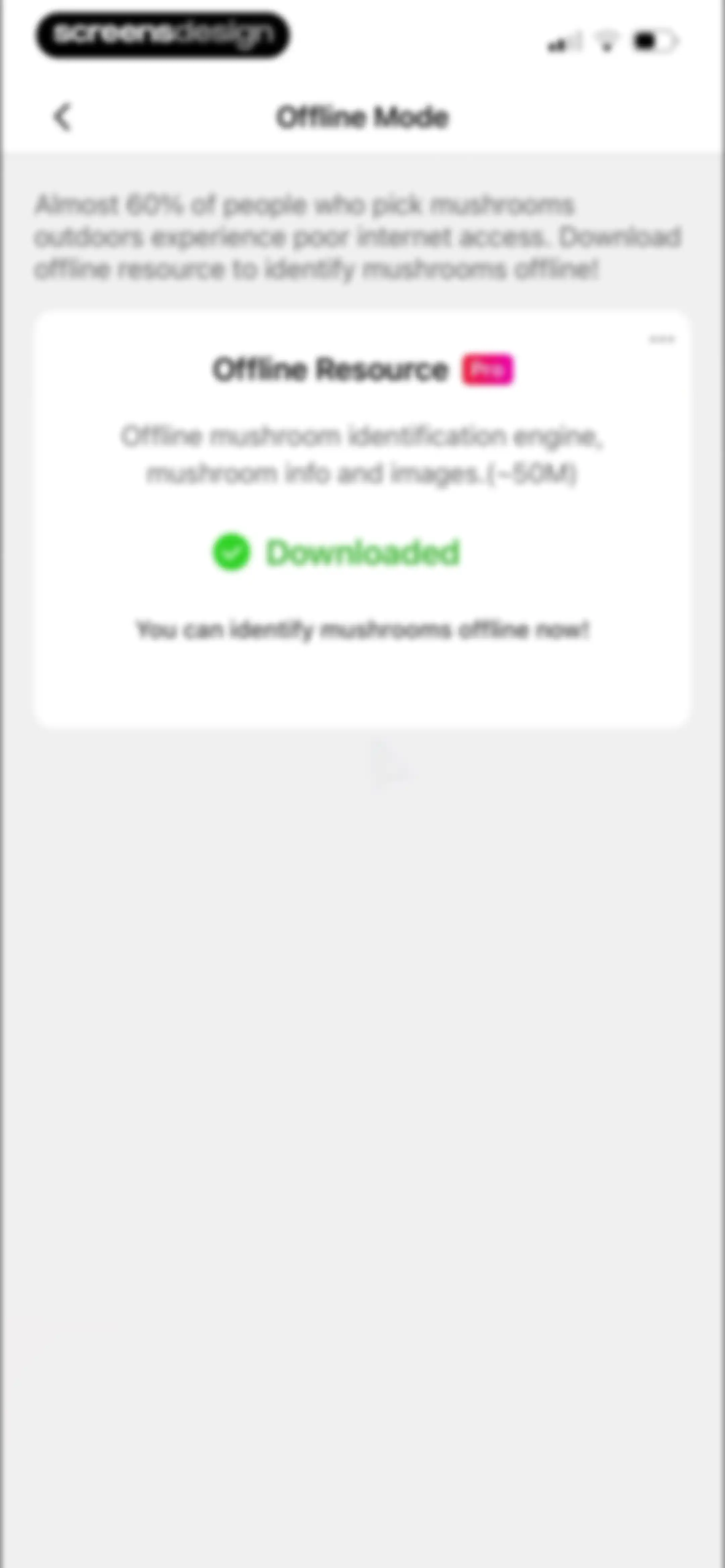 Picture Mushroom: Identifier screen 120