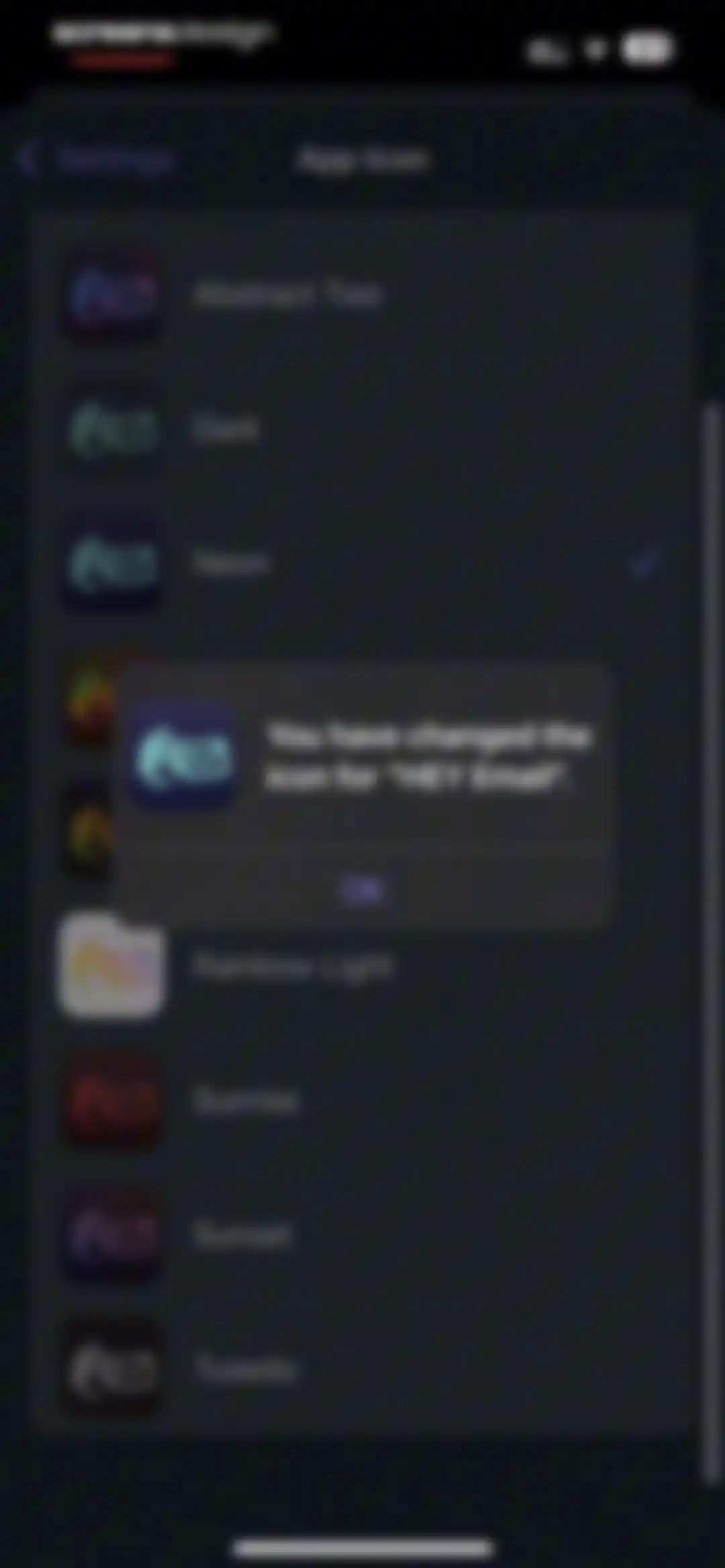 HEY Email screen 167