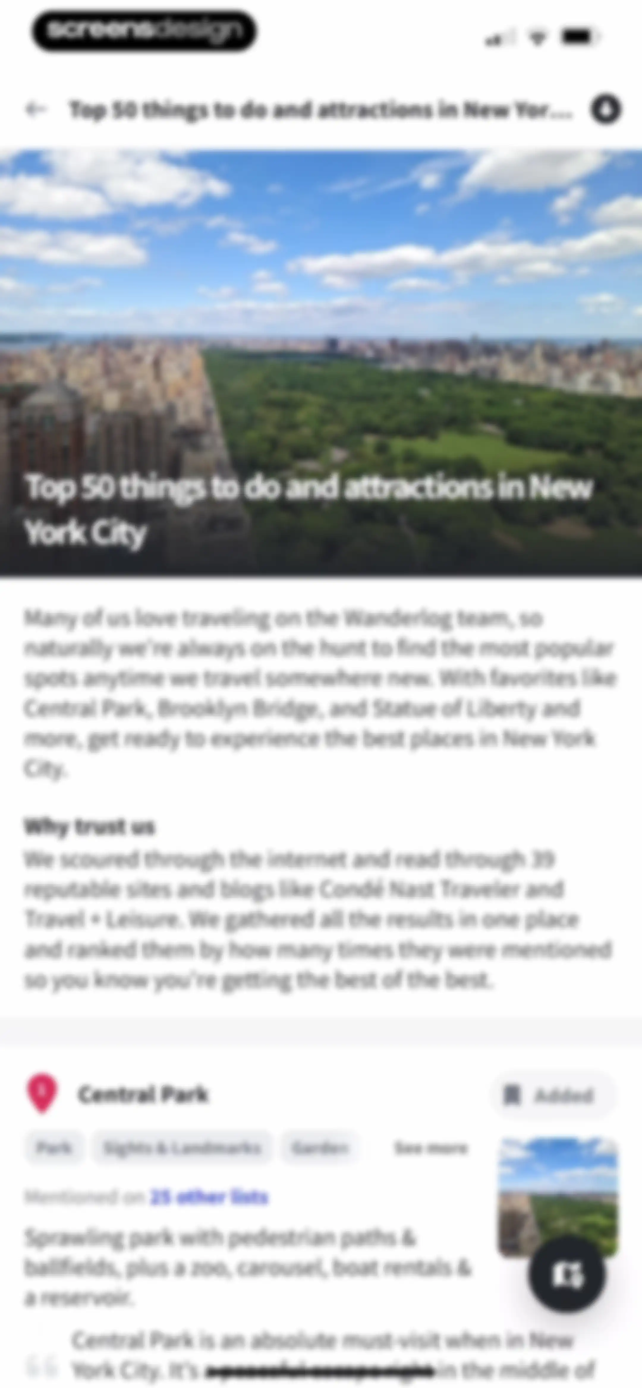 Wanderlog - Travel Planner screen 104