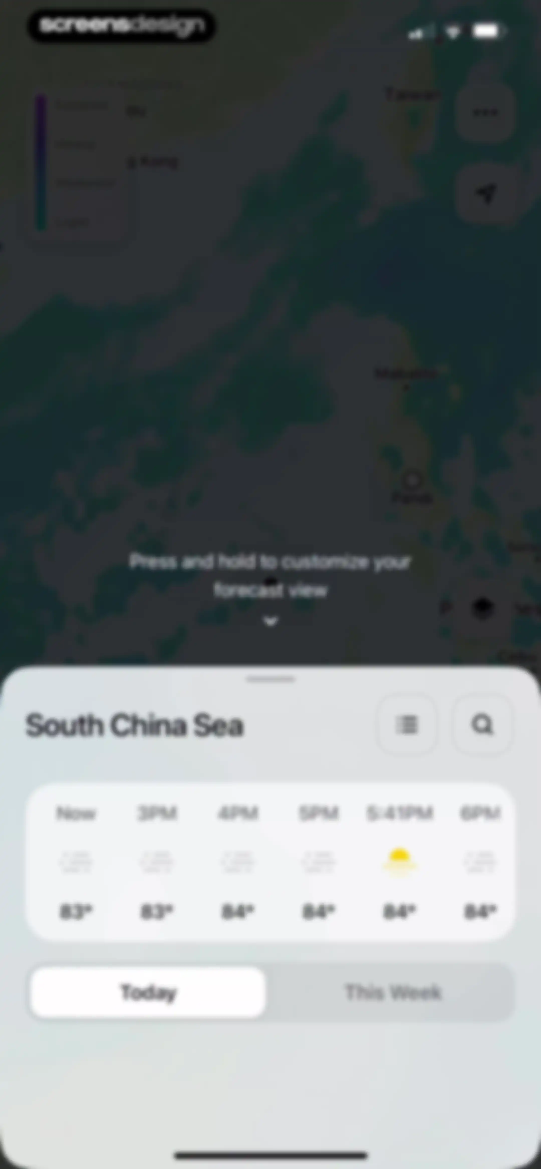 Element: Weather Radar screen 11