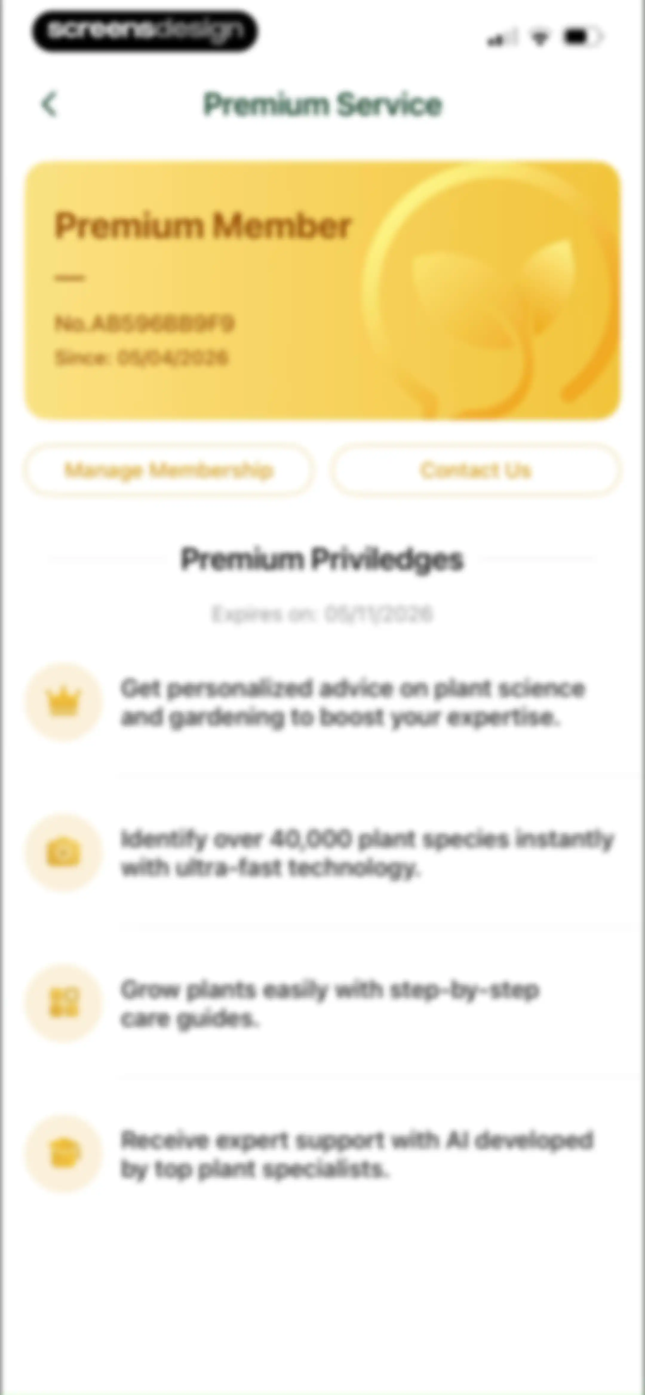 PlantAI: Identifier & Diagnose screen 87